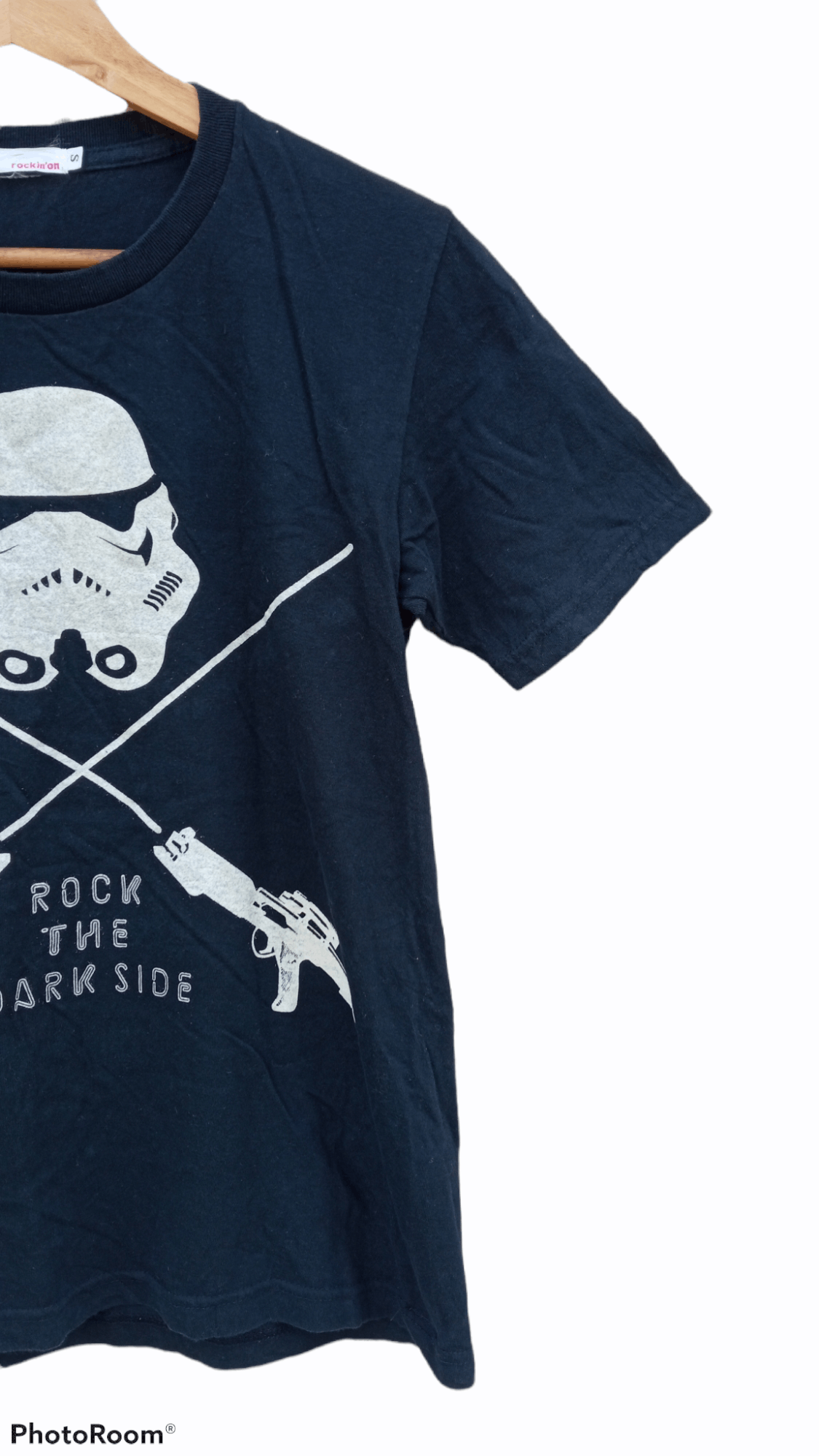 Band Tees × Japanese Brand × Star Wars 🔥🔥Rockin'on x Star Wars Rock The Darkside T-Shirt Size US S / EU 44-46 / 1 - 5 Thumbnail