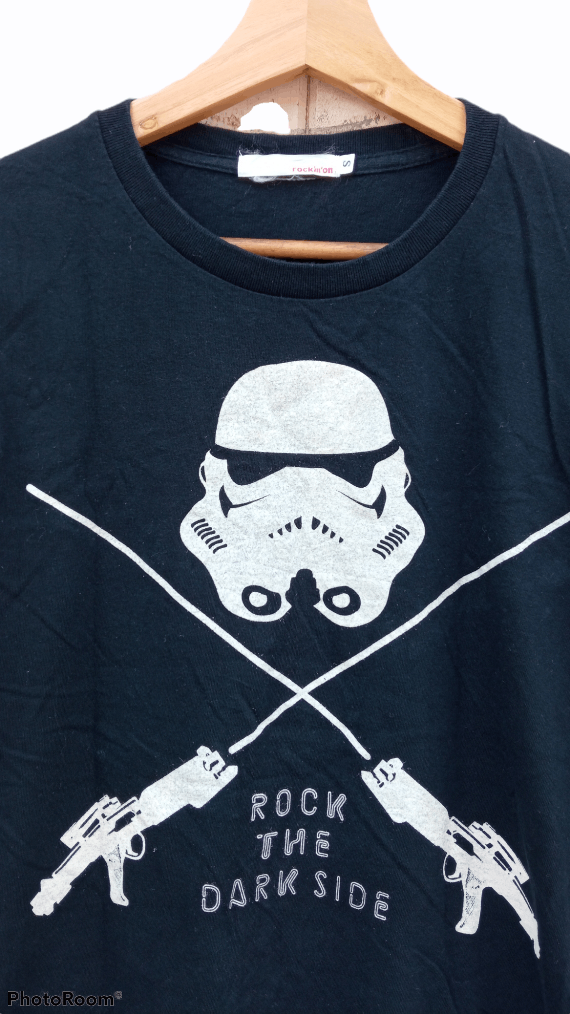 Band Tees × Japanese Brand × Star Wars 🔥🔥Rockin'on x Star Wars Rock The Darkside T-Shirt Size US S / EU 44-46 / 1 - 18 Thumbnail