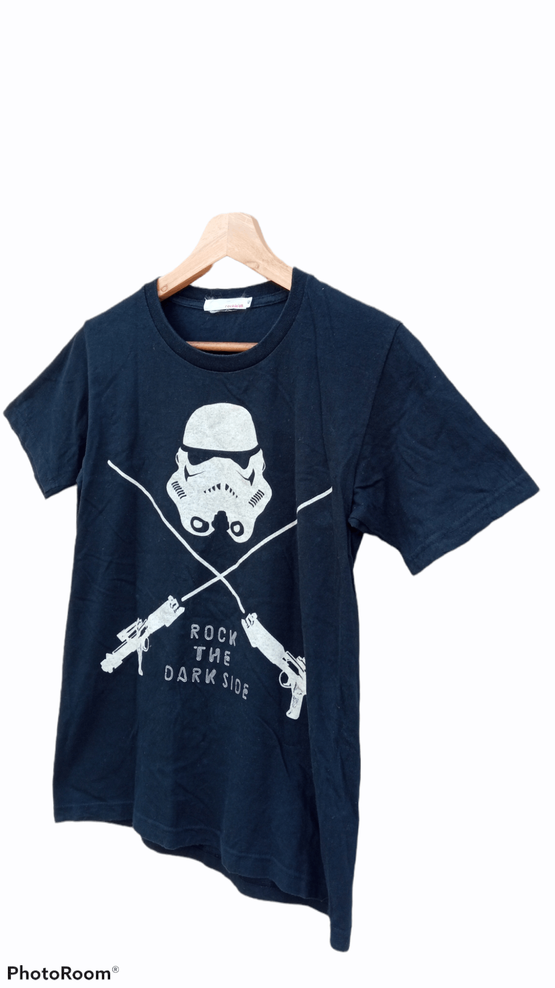 Band Tees × Japanese Brand × Star Wars 🔥🔥Rockin'on x Star Wars Rock The Darkside T-Shirt Size US S / EU 44-46 / 1 - 3 Thumbnail