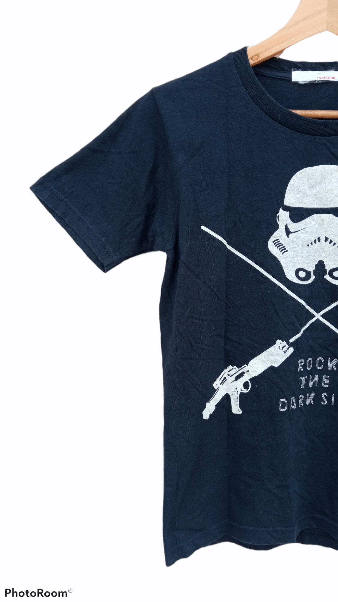 Band Tees × Japanese Brand × Star Wars 🔥🔥Rockin'on x Star Wars Rock The Darkside T-Shirt Size US S / EU 44-46 / 1 - 4 Thumbnail