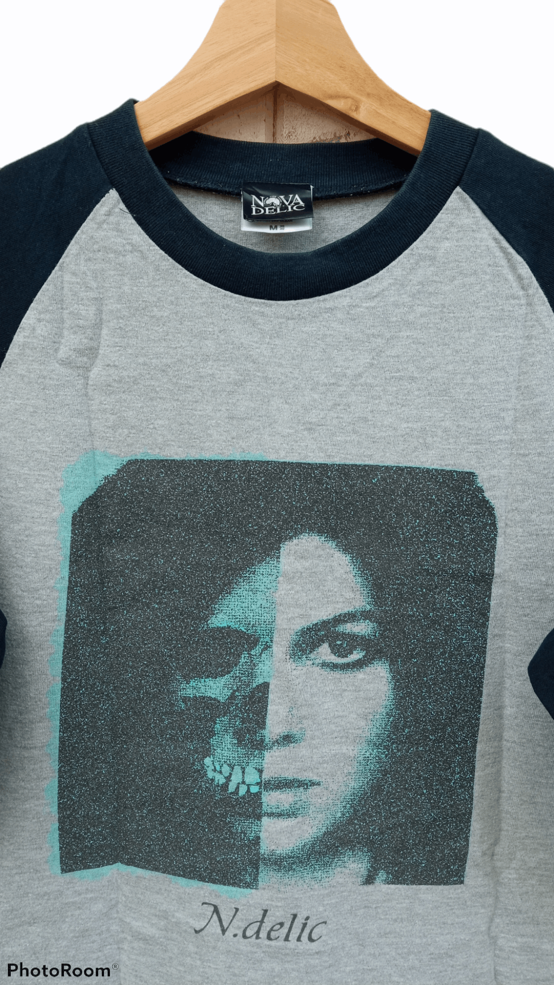 Band Tees × Japanese Brand 🔥🔥Novadelic Another Character 3Q Raglan T-Shirt Size US S / EU 44-46 / 1 - 14 Thumbnail