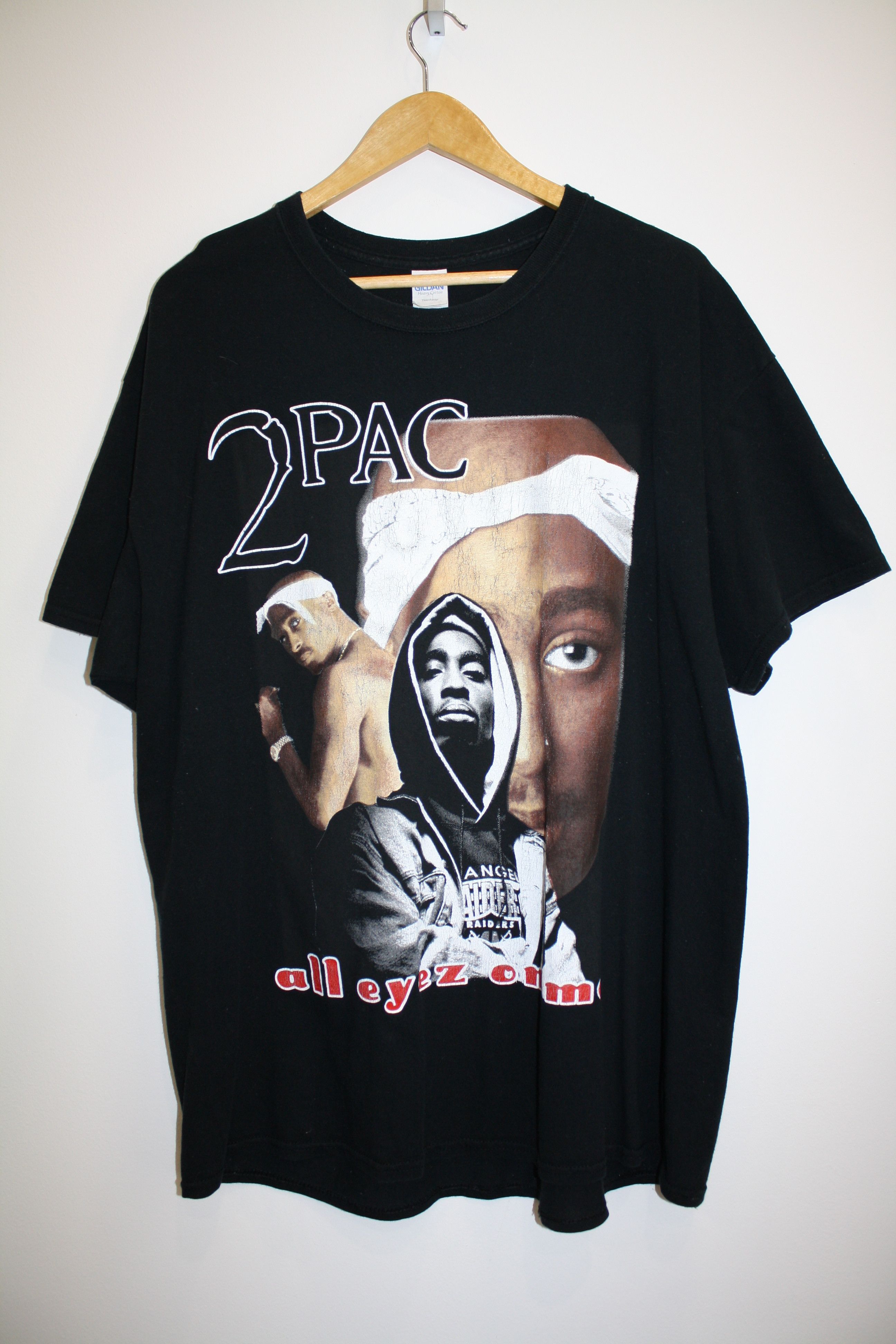 Rap Tees 2Pac Tupac Shakur all eyez on me Tee Size US XL / EU 56 / 4 - 1 Thumbnail