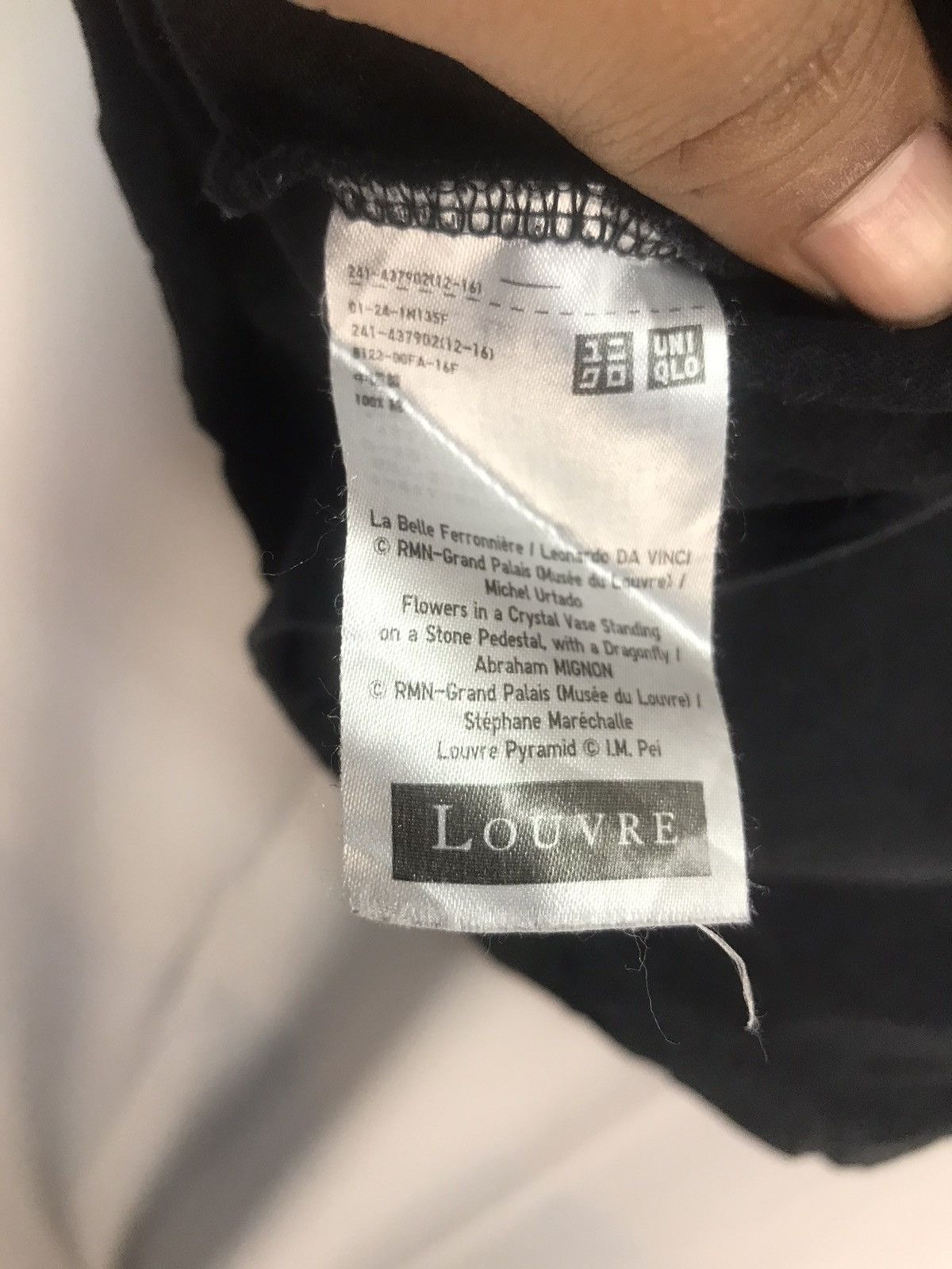 Designer × Uniqlo Ut x musee du louvre printed tshirt Size US L / EU 52-54 / 3 - 4 Thumbnail