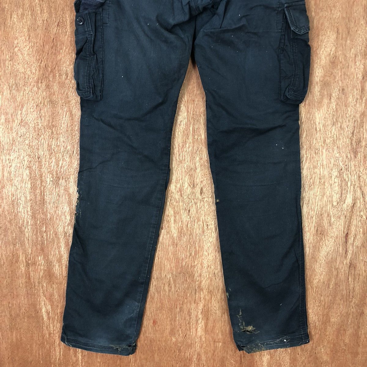 Japanese Brand DLL Japan Blue distressed Multipocket Cargo pants #c1117 Size US 30 / EU 46 - 14 Thumbnail