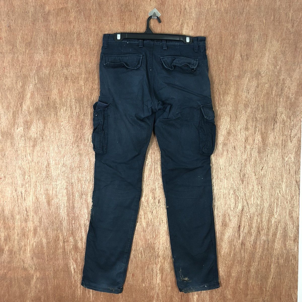 Japanese Brand DLL Japan Blue distressed Multipocket Cargo pants #c1117 Size US 30 / EU 46 - 12 Thumbnail