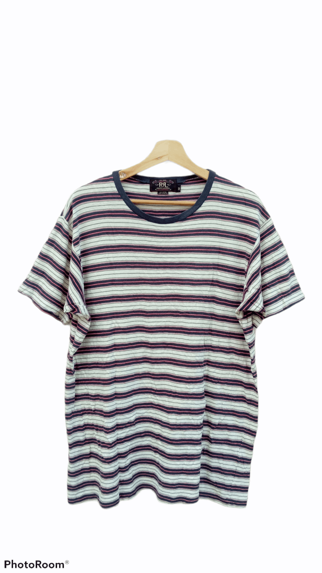 RRL Ralph Lauren × Ralph Lauren 🔥🔥RRL Ralph Lauren Border Striped T-Shirt Size US M / EU 48-50 / 2 - 1 Thumbnail