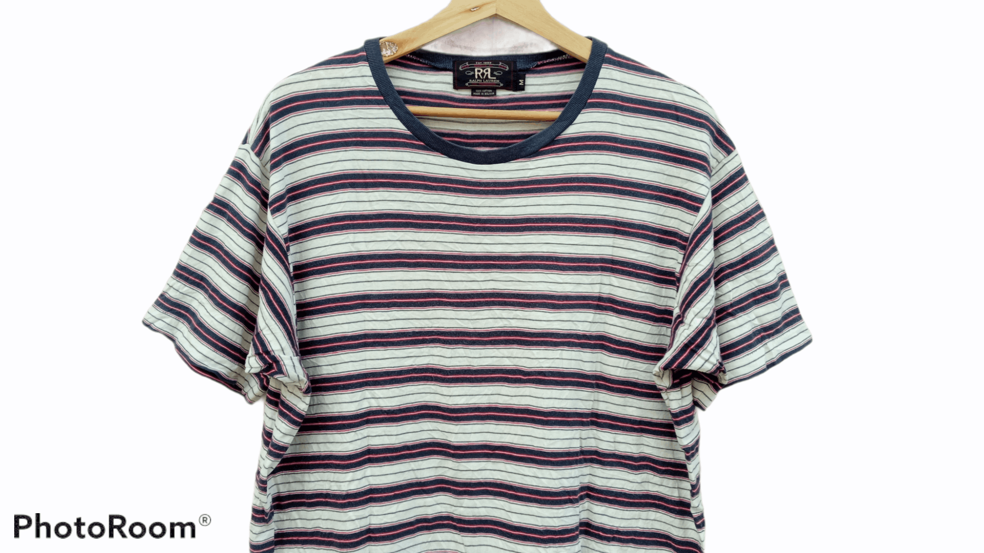 RRL Ralph Lauren × Ralph Lauren 🔥🔥RRL Ralph Lauren Border Striped T-Shirt Size US M / EU 48-50 / 2 - 6 Thumbnail