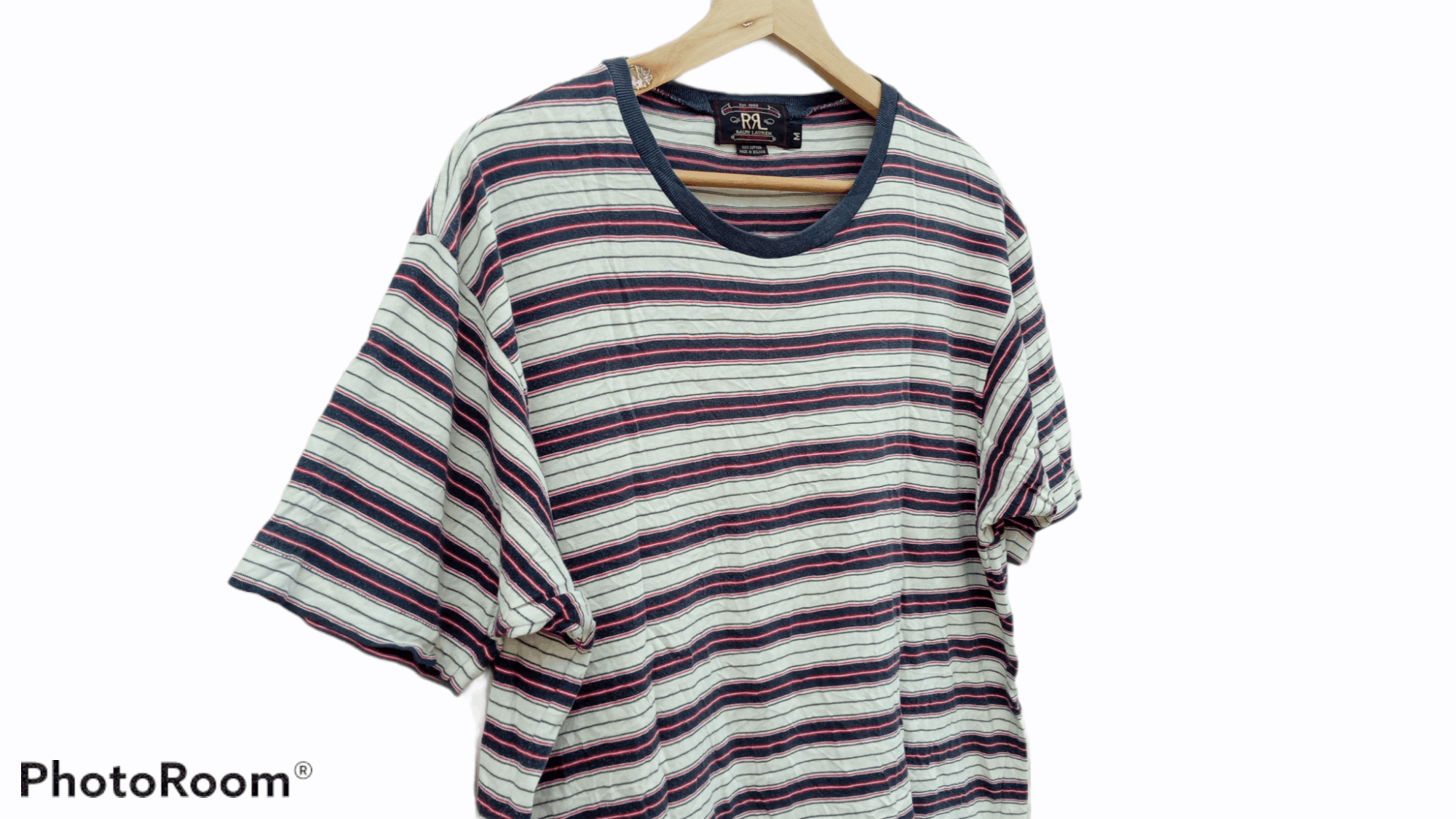 RRL Ralph Lauren × Ralph Lauren 🔥🔥RRL Ralph Lauren Border Striped T-Shirt Size US M / EU 48-50 / 2 - 8 Thumbnail