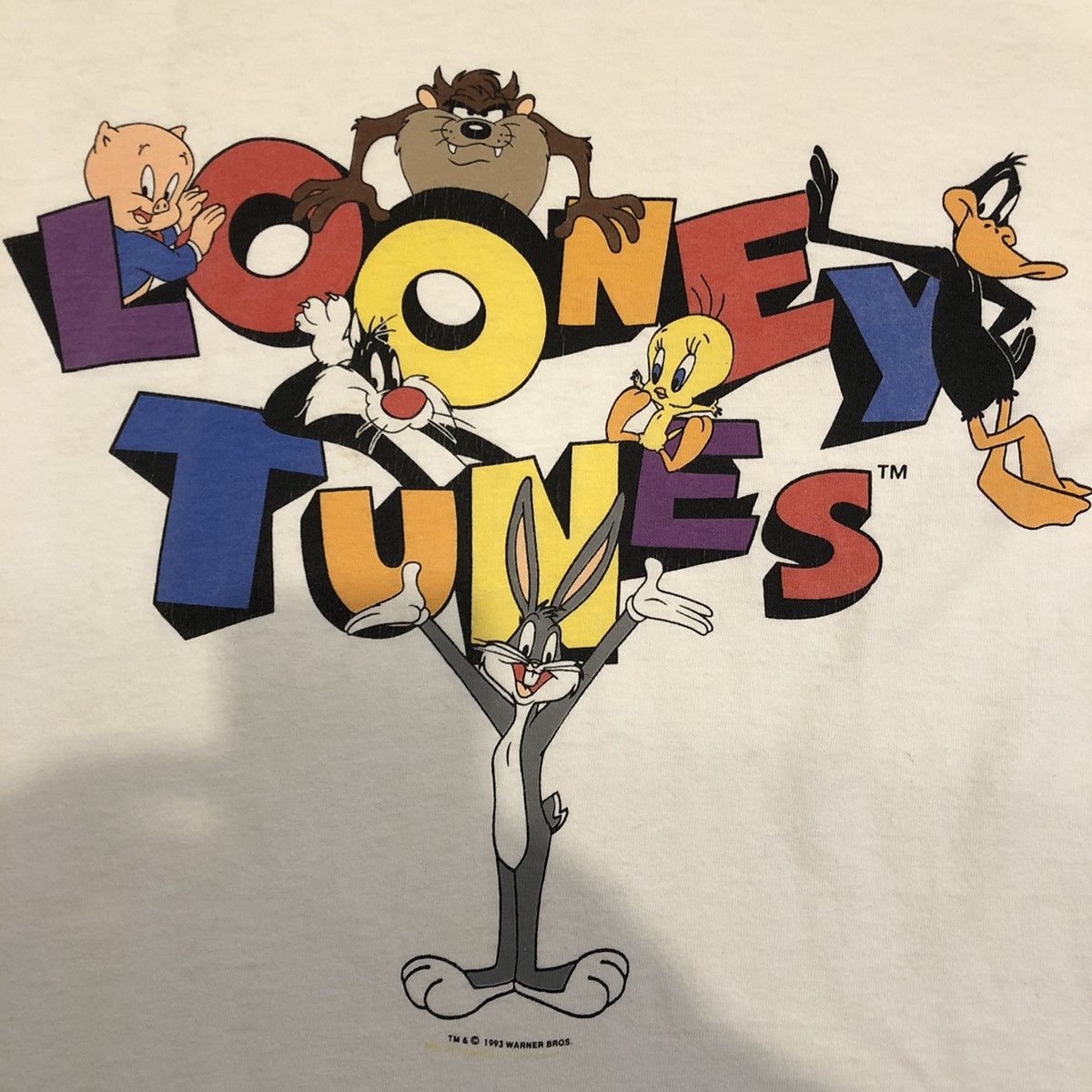 Cartoon Network Vintage 1993 Bugs Bunny Looney Tunes Tee Size US M / EU 48-50 / 2 - 2 Thumbnail