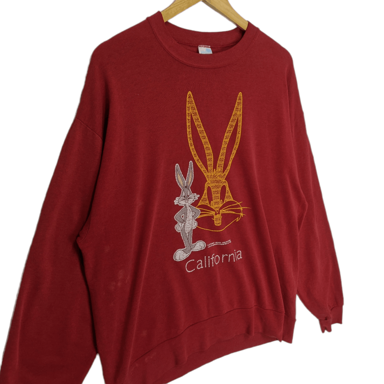 Cartoon Network Vintage 90's BUGS BUNNY Looney Tunes Cartoon Sweatshirt Size US L / EU 52-54 / 3 - 3 Thumbnail