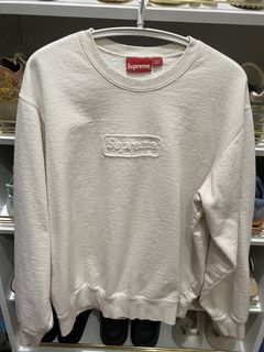 Supreme Cutout Logo Crewneck | Grailed