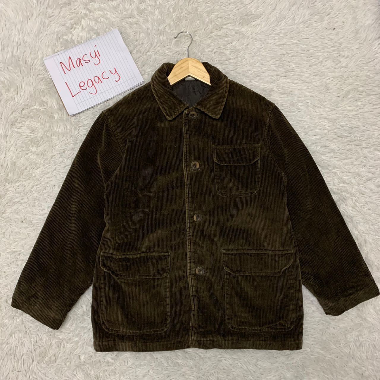 Japanese Brand EDEIS corduroy jacket Size US M / EU 48-50 / 2 - 1 Thumbnail
