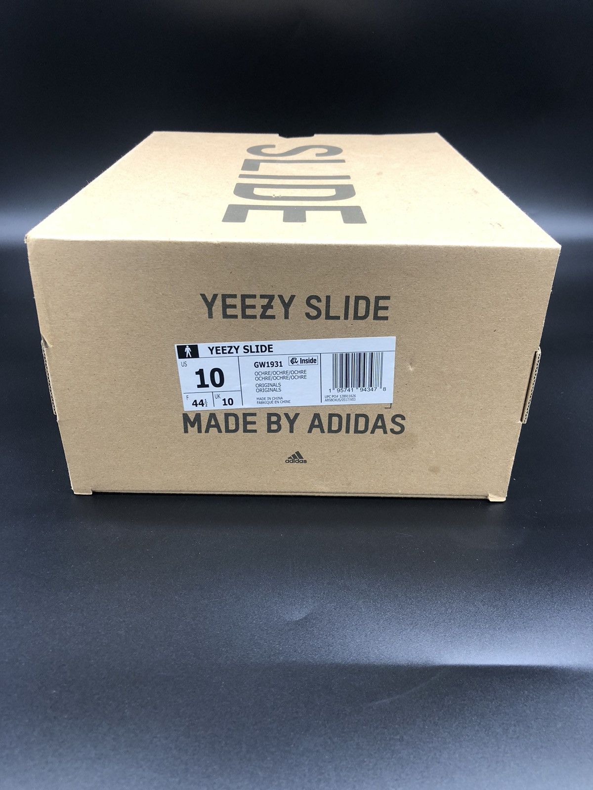 Adidas  Kanye West Yeezy Slide Ochre | Grailed