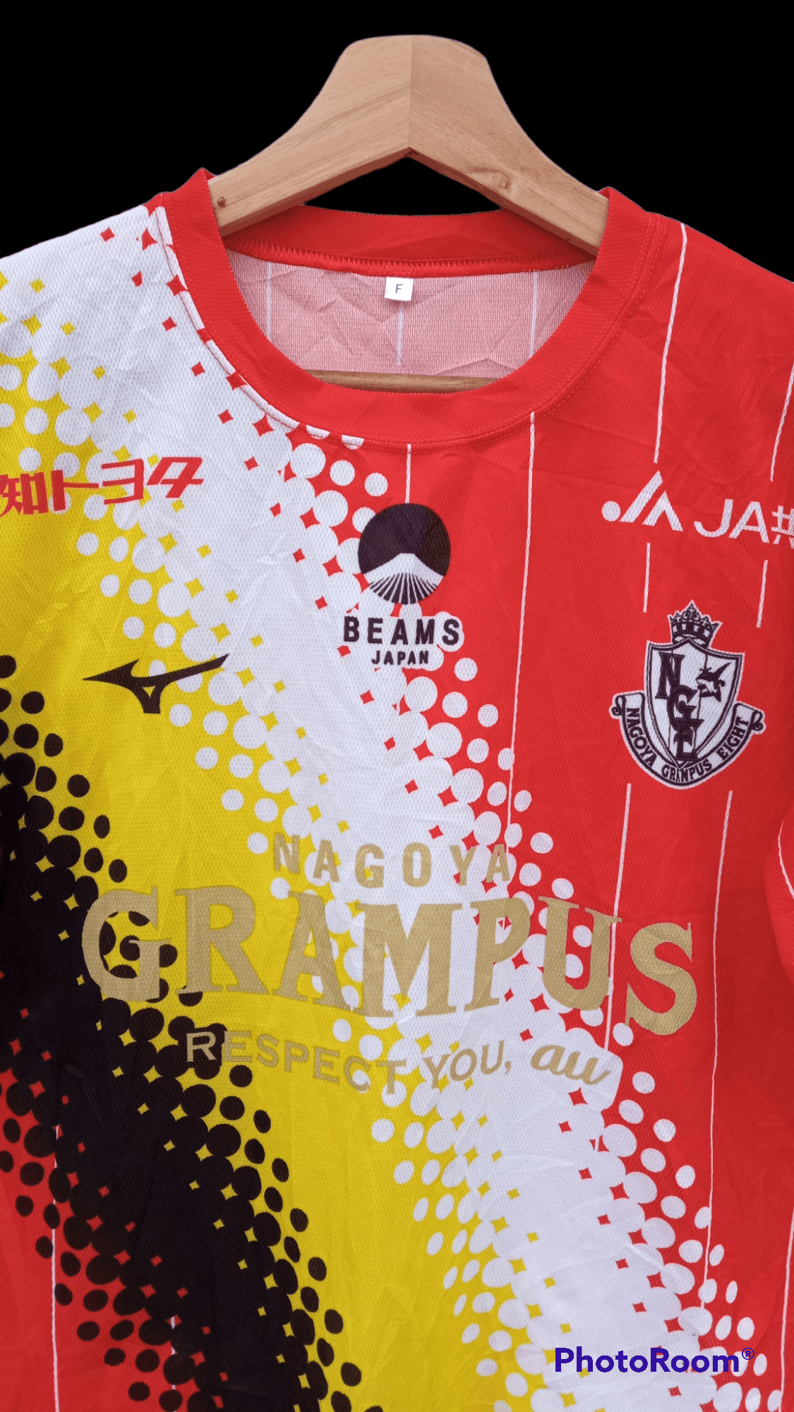 Beams Plus × Japanese Brand 🔥🔥Vtg Beams x Mizuno x Nagoya Grampus FC T-Shirt Jersey Size US M / EU 48-50 / 2 - 19 Thumbnail