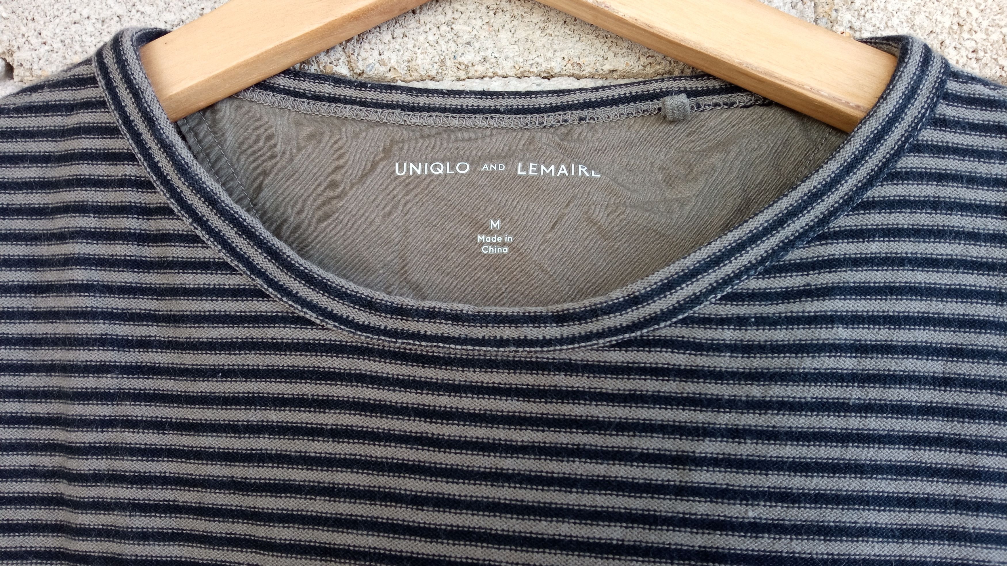 Christophe Lemaire × Japanese Brand × Uniqlo 🔥🔥UT x Christophe Lemaire Striped Pocket T-Shirt Size US S / EU 44-46 / 1 - 9 Thumbnail