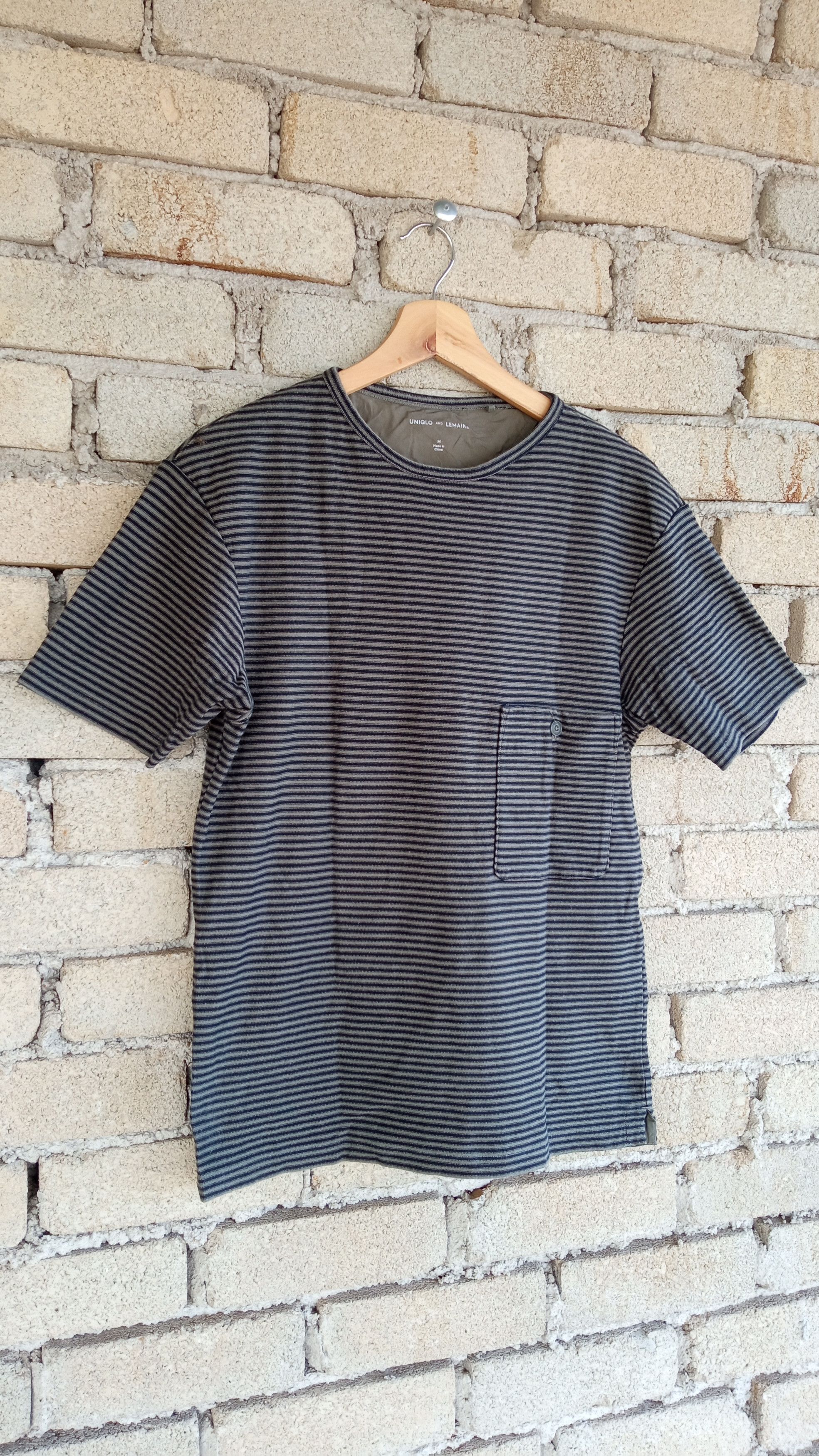 Christophe Lemaire × Japanese Brand × Uniqlo 🔥🔥UT x Christophe Lemaire Striped Pocket T-Shirt Size US S / EU 44-46 / 1 - 2 Thumbnail