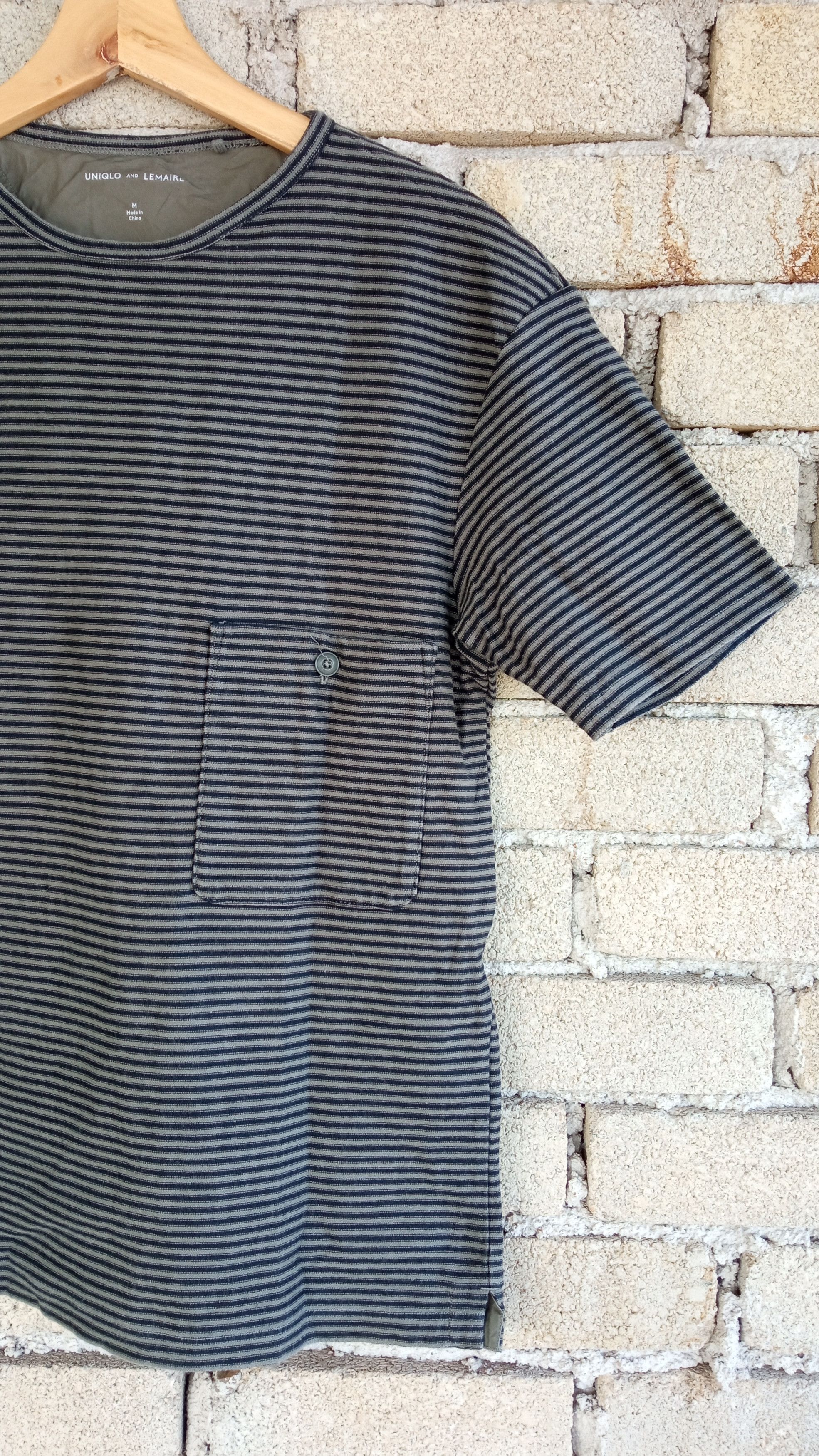 Christophe Lemaire × Japanese Brand × Uniqlo 🔥🔥UT x Christophe Lemaire Striped Pocket T-Shirt Size US S / EU 44-46 / 1 - 5 Thumbnail