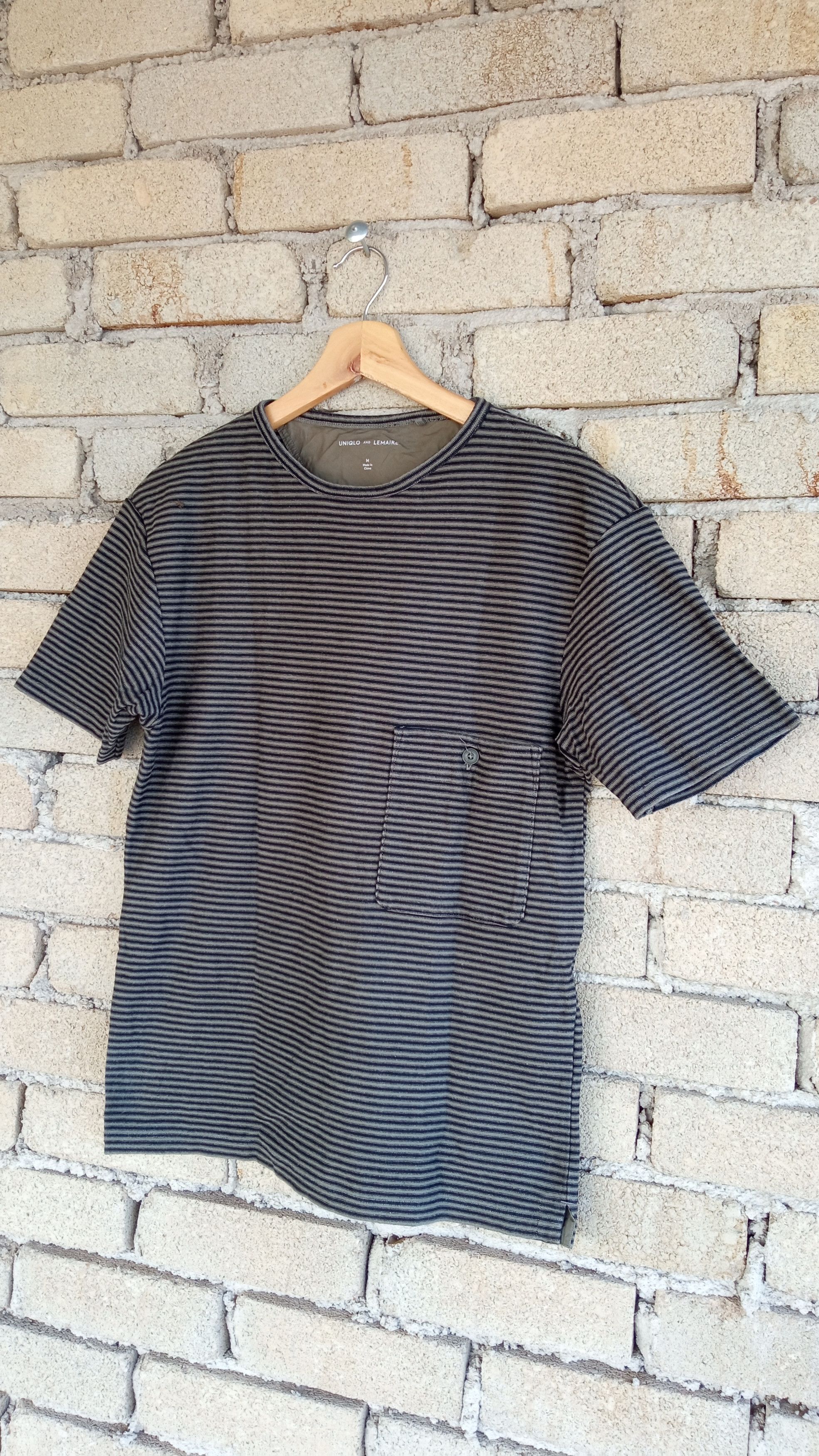 Christophe Lemaire × Japanese Brand × Uniqlo 🔥🔥UT x Christophe Lemaire Striped Pocket T-Shirt Size US S / EU 44-46 / 1 - 3 Thumbnail