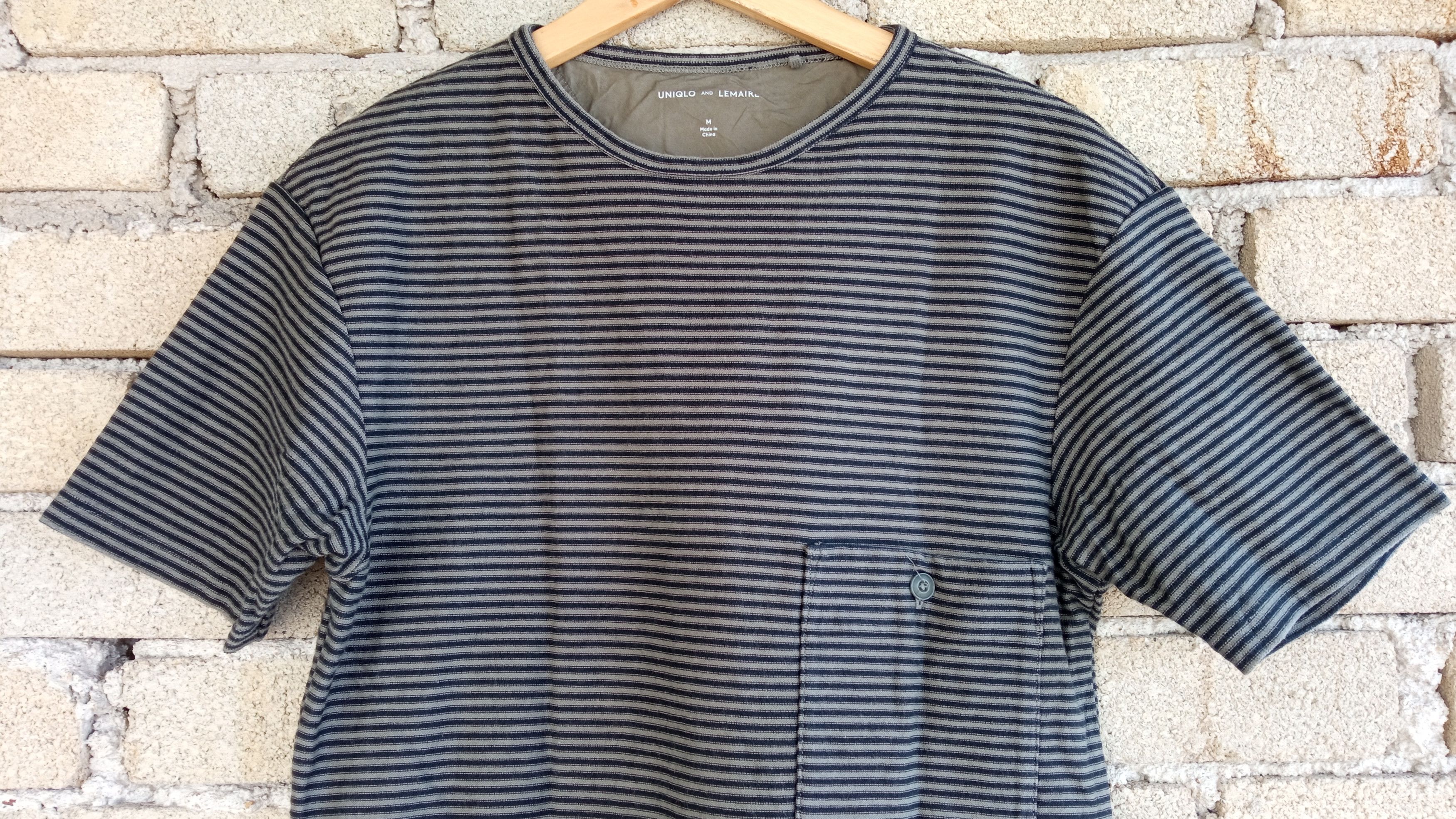 Christophe Lemaire × Japanese Brand × Uniqlo 🔥🔥UT x Christophe Lemaire Striped Pocket T-Shirt Size US S / EU 44-46 / 1 - 8 Thumbnail