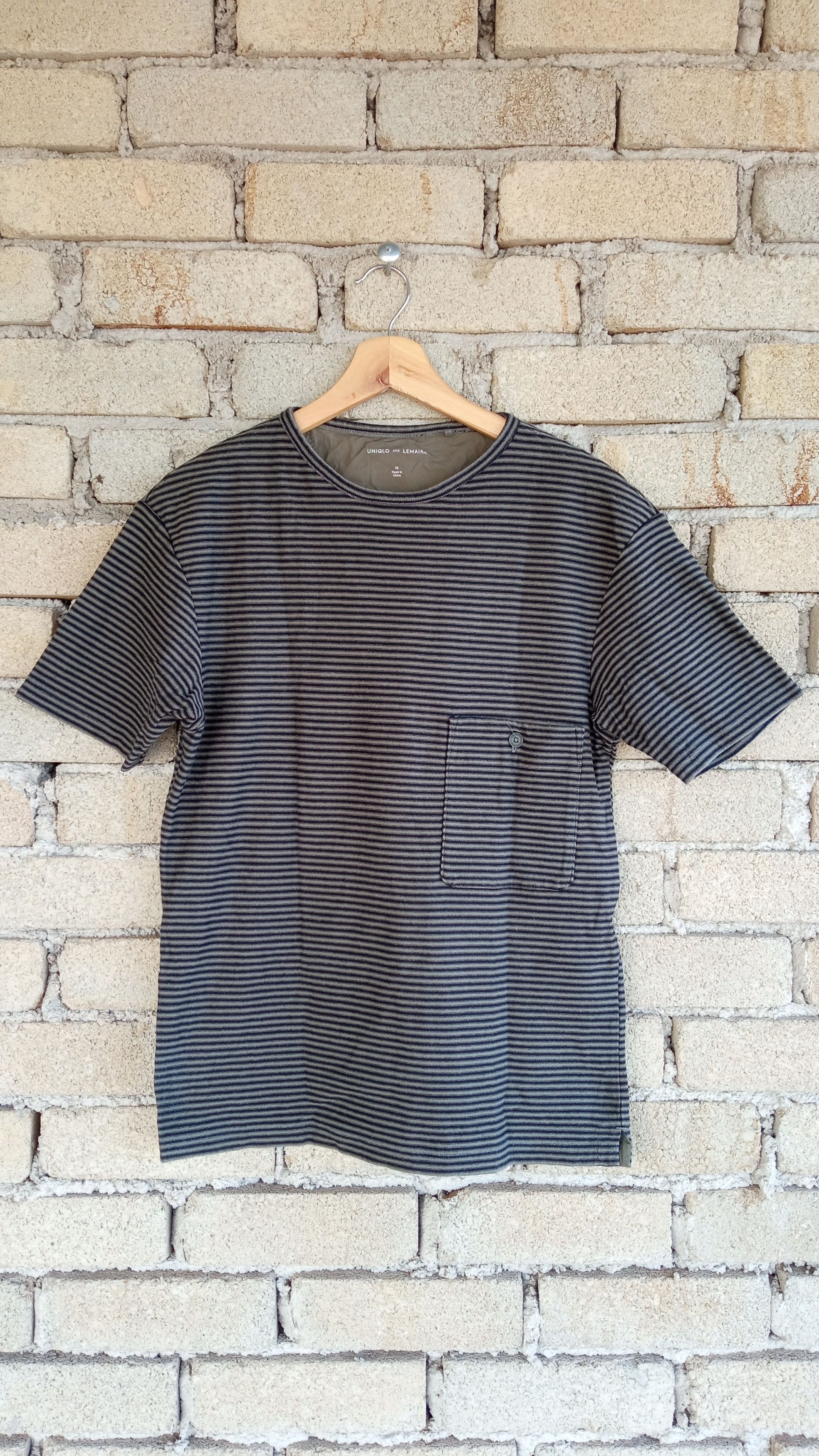 Christophe Lemaire × Japanese Brand × Uniqlo 🔥🔥UT x Christophe Lemaire Striped Pocket T-Shirt Size US S / EU 44-46 / 1 - 1 Thumbnail