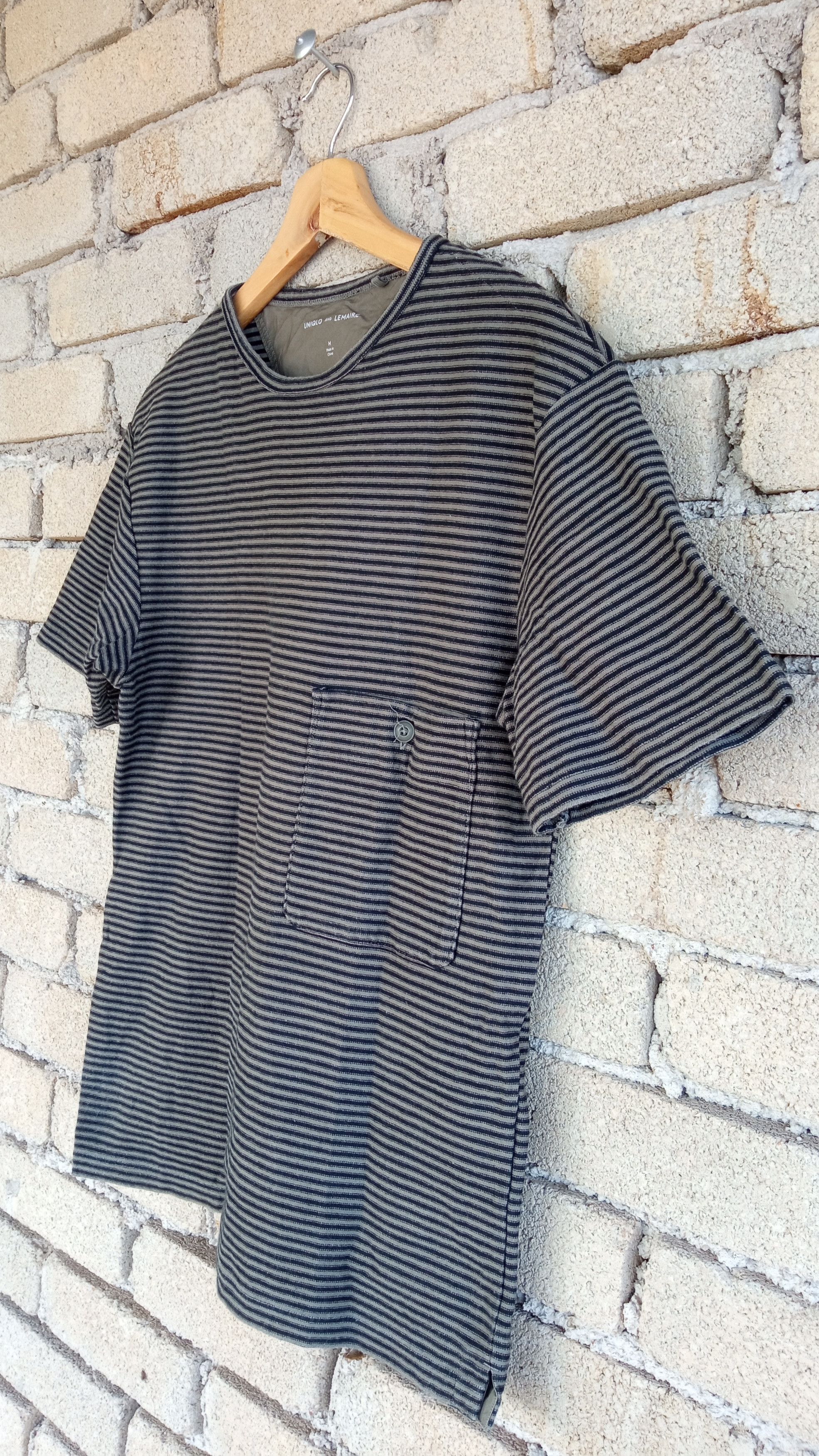 Christophe Lemaire × Japanese Brand × Uniqlo 🔥🔥UT x Christophe Lemaire Striped Pocket T-Shirt Size US S / EU 44-46 / 1 - 7 Thumbnail