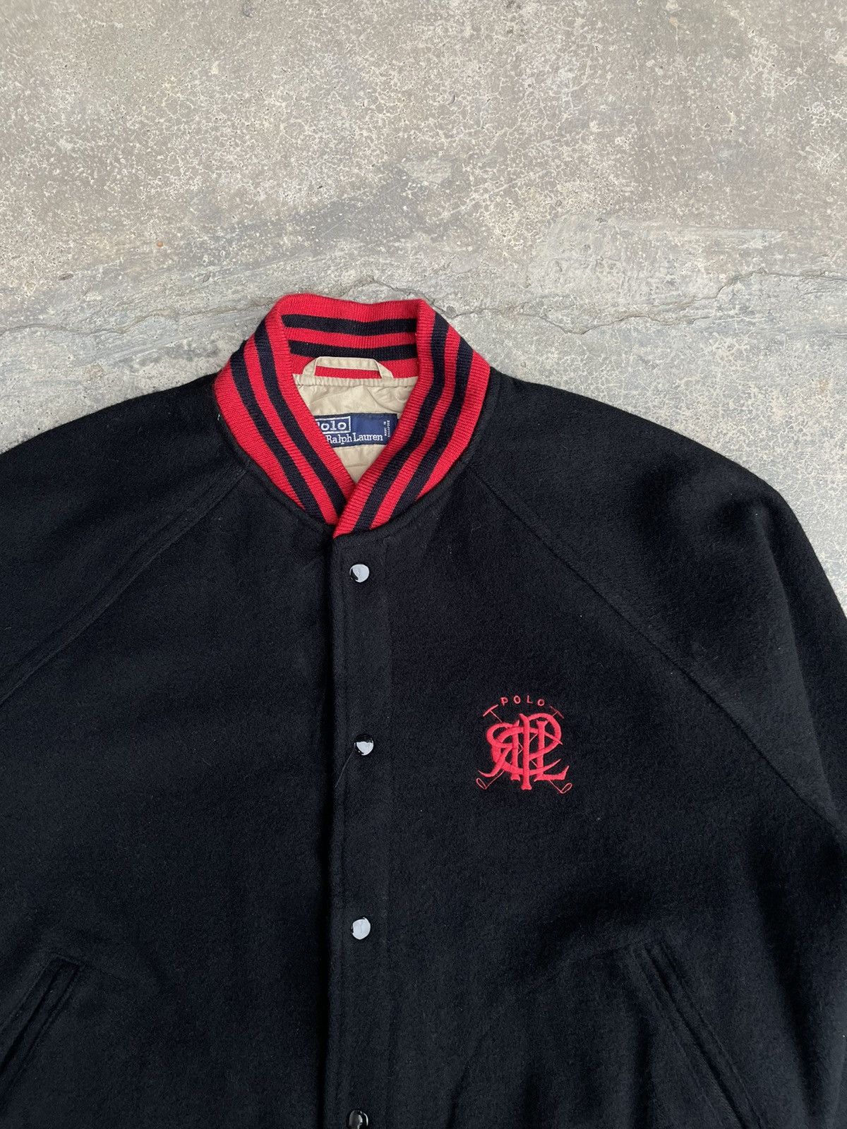 Polo Ralph Lauren VINTAGE POLO RALPH LAUREN VARSITY JACKET Size US M / EU 48-50 / 2 - 2 Thumbnail