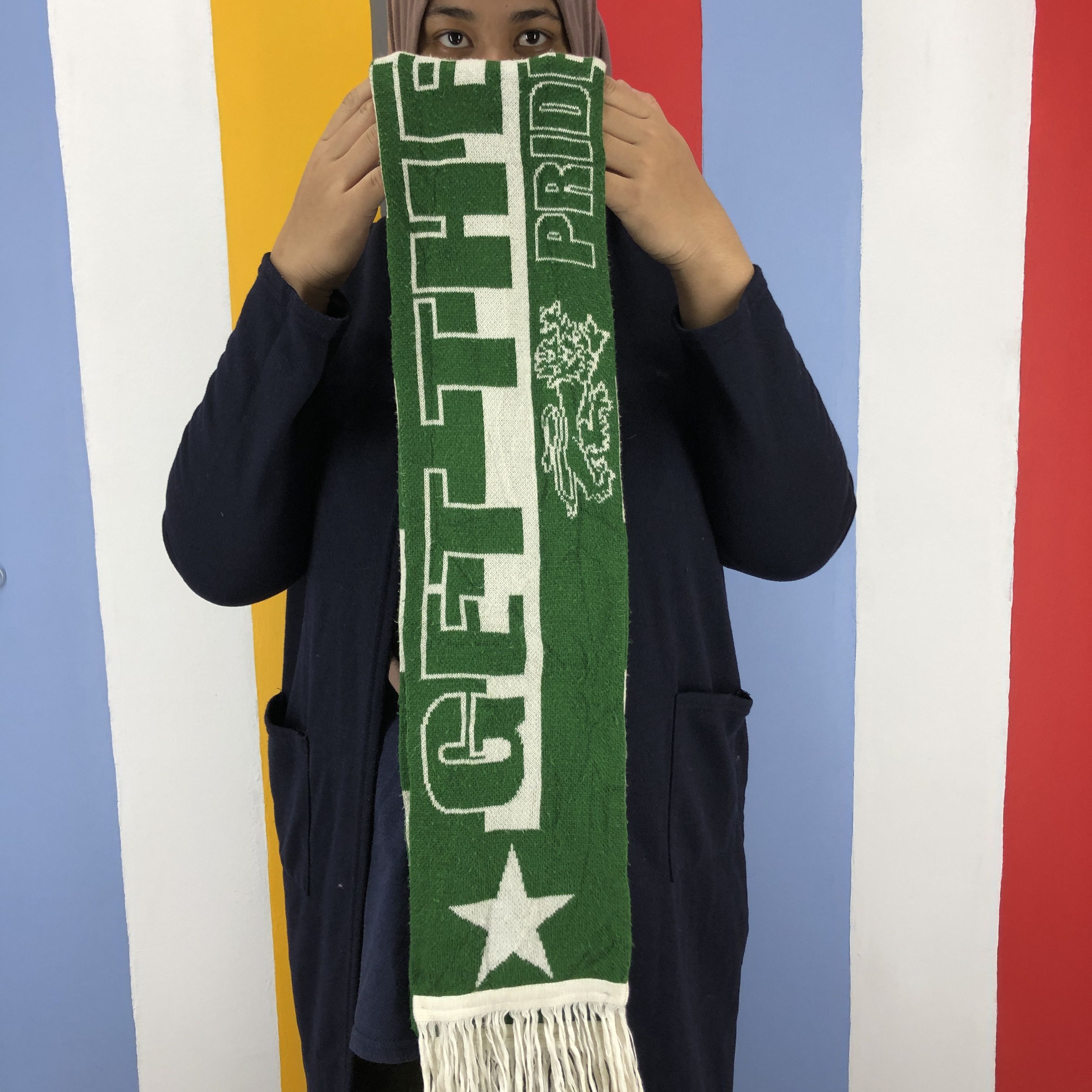 Japanese Brand PRIDE OF GIFU JAPAN Muffler Scarf #0946/AG Size ONE SIZE - 3 Thumbnail