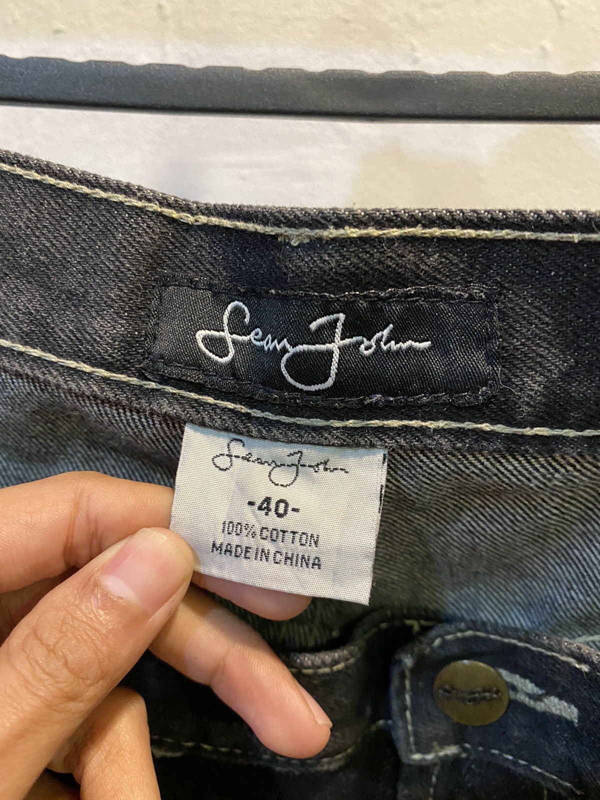 Rap Tees Sean John “Sean Combs American Rapper Face” Embroided Jeans Size US 40 / EU 56 - 9 Thumbnail