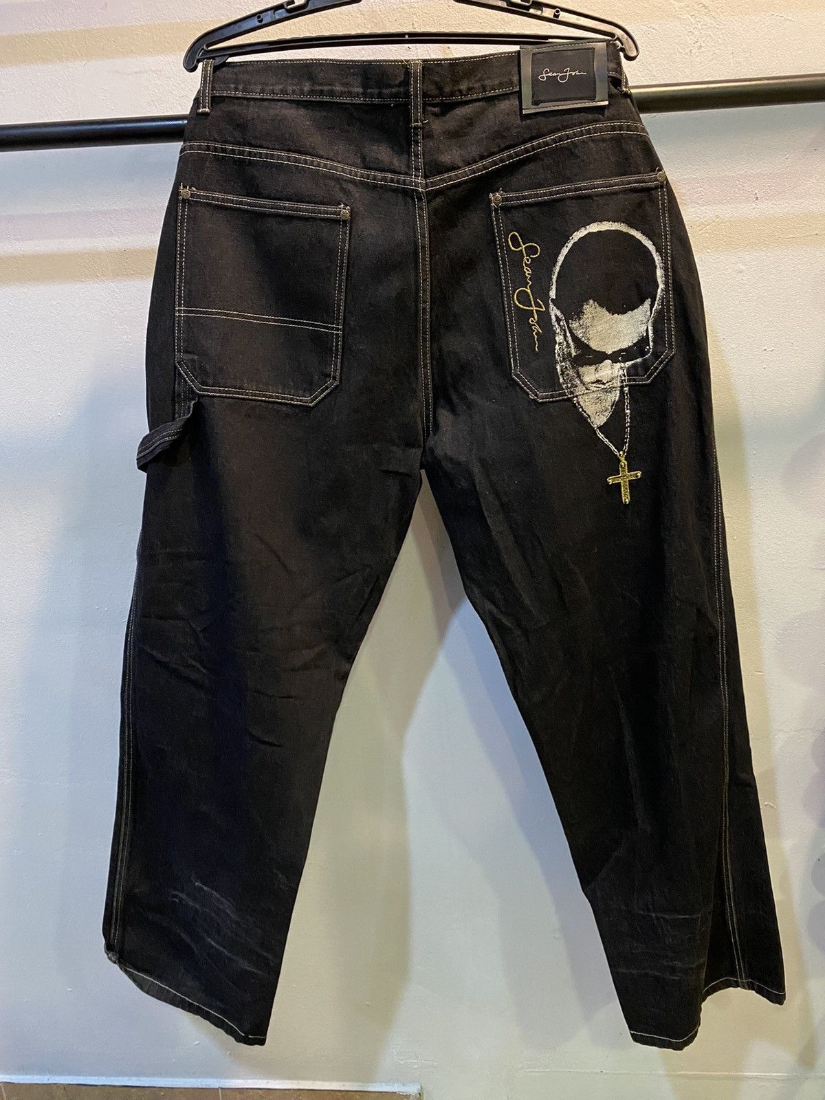 Rap Tees Sean John “Sean Combs American Rapper Face” Embroided Jeans Size US 40 / EU 56 - 1 Thumbnail