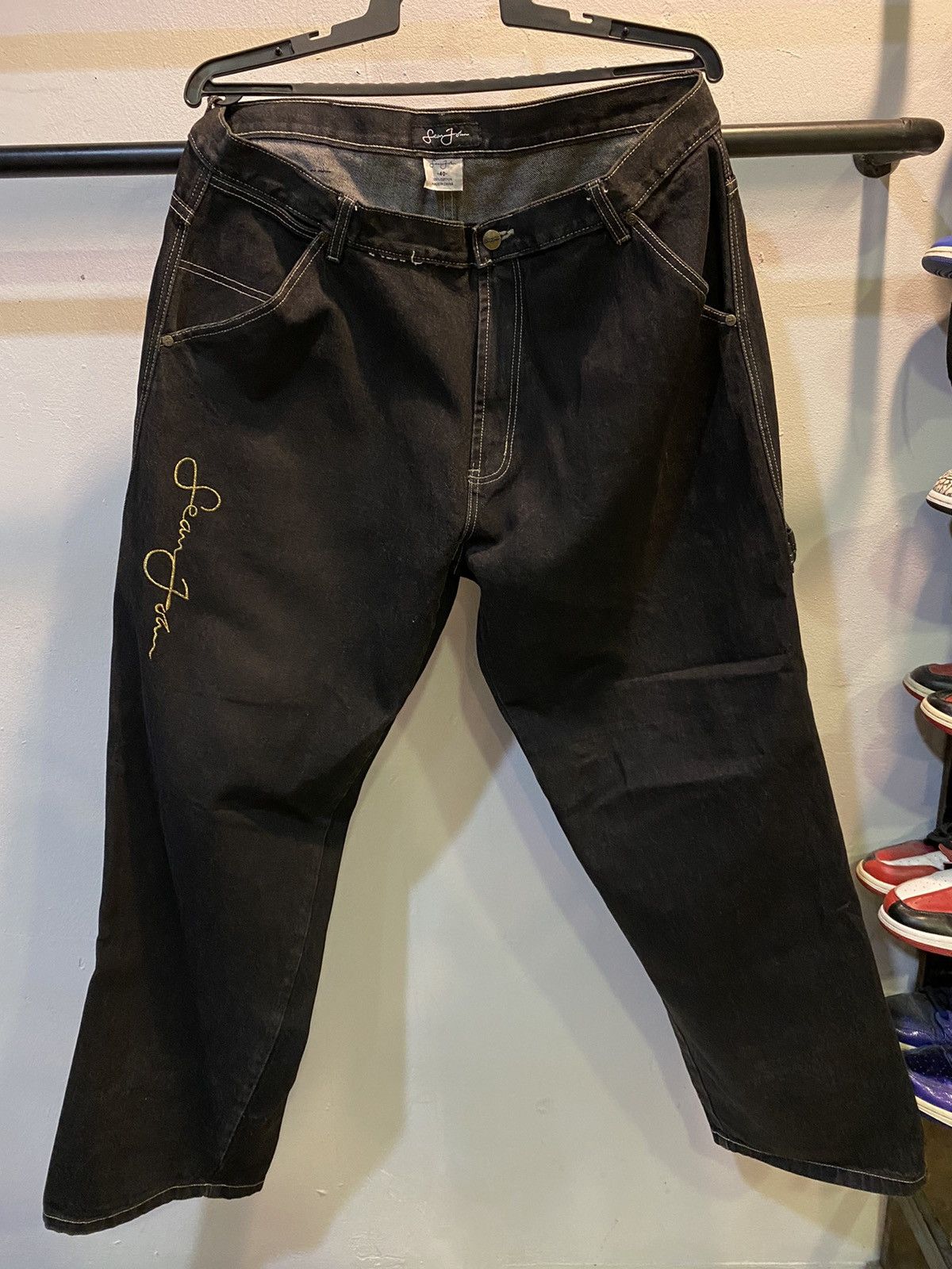 Rap Tees Sean John “Sean Combs American Rapper Face” Embroided Jeans Size US 40 / EU 56 - 2 Thumbnail
