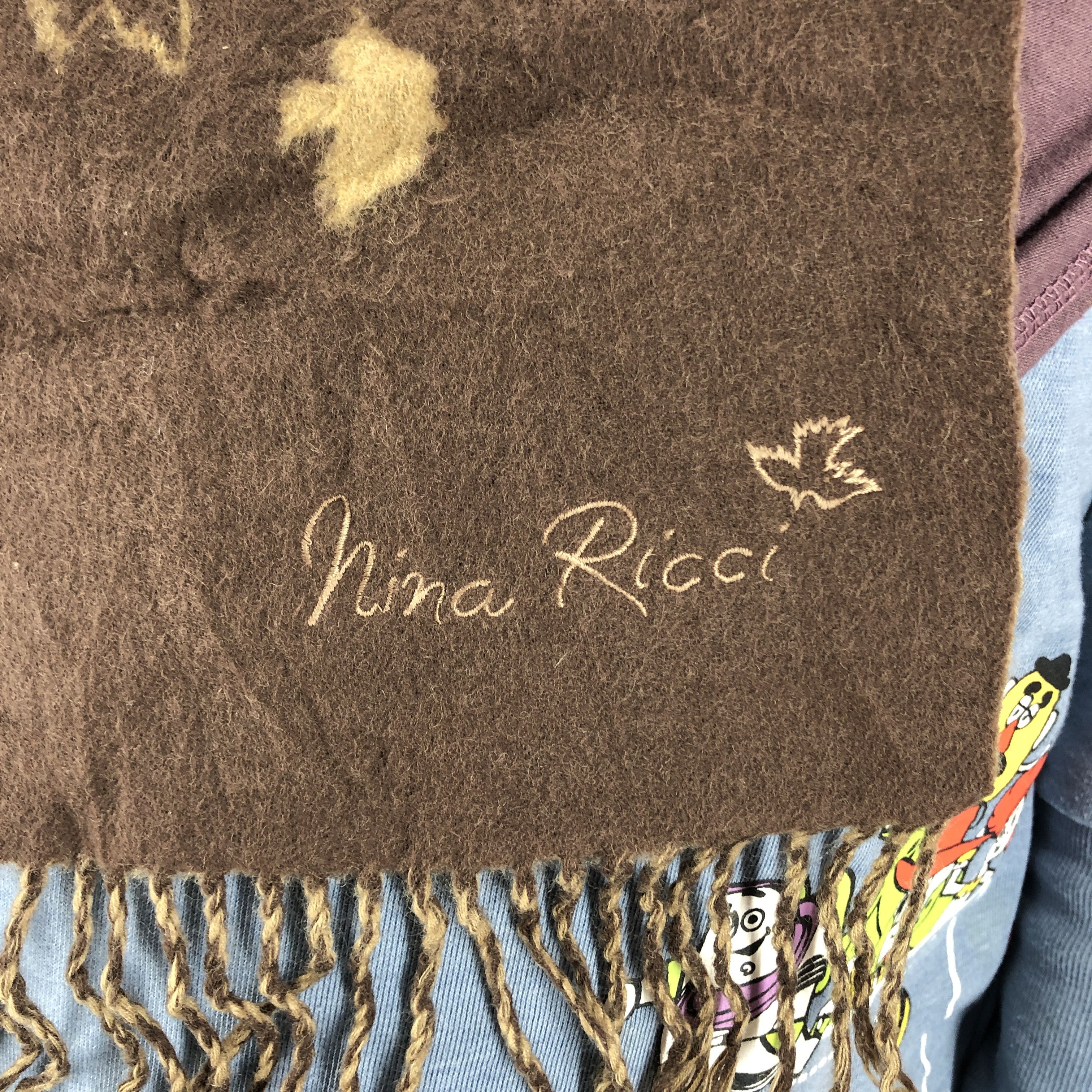 Nina Ricci NINA RICCI Muffler Scarf #0861/AG Size ONE SIZE - 3 Thumbnail