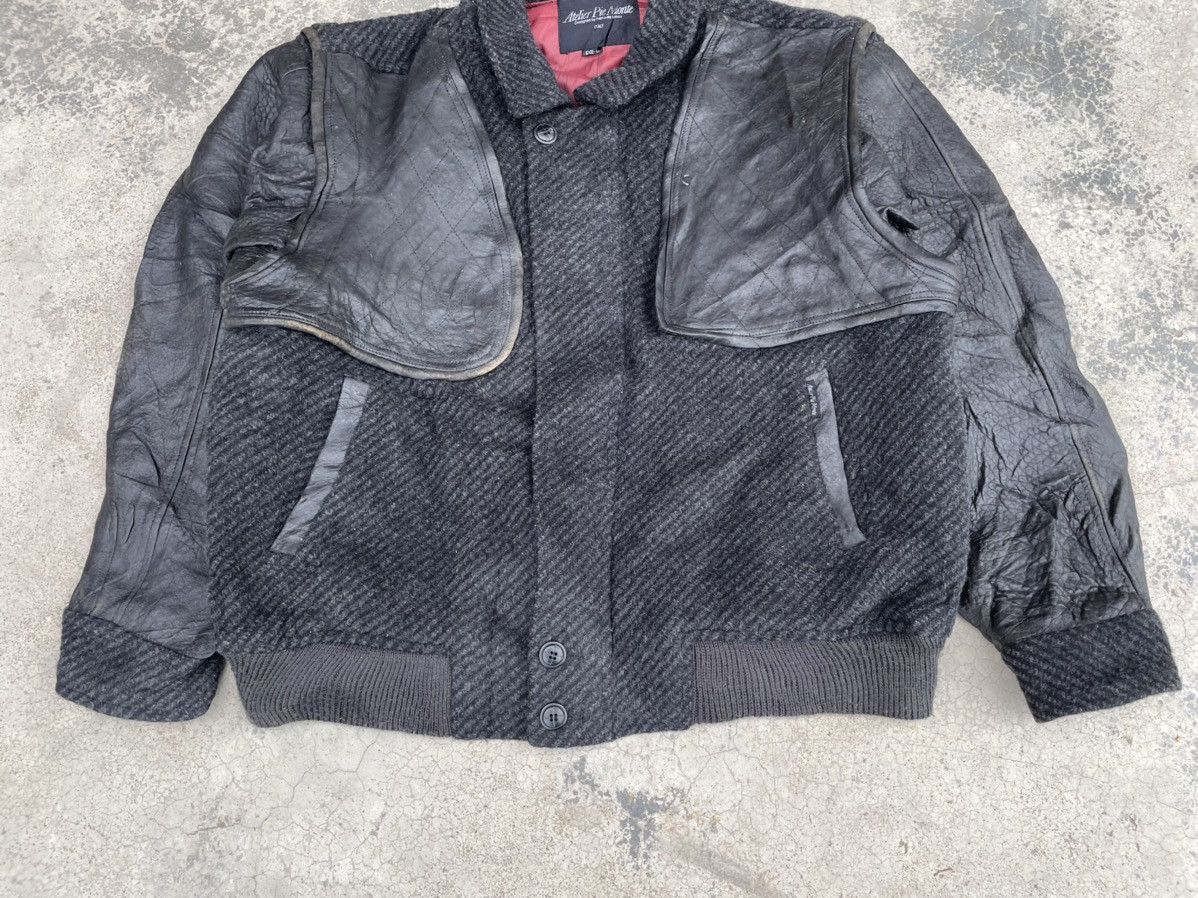 Vintage VINTAGE PIEMONTE LUSSO HYBRID LEATHER BOMBER Size US L / EU 52-54 / 3 - 3 Thumbnail