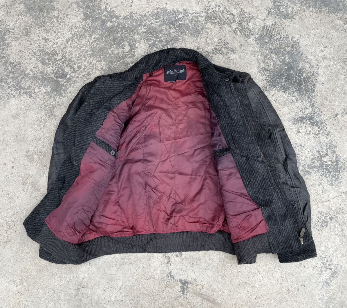 Vintage VINTAGE PIEMONTE LUSSO HYBRID LEATHER BOMBER Size US L / EU 52-54 / 3 - 5 Thumbnail