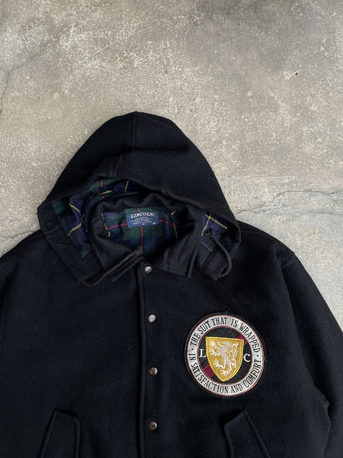 Japanese Brand VINTAGE LINCOLN BY TERASHIMA VARSITY Size US M / EU 48-50 / 2 - 2 Thumbnail