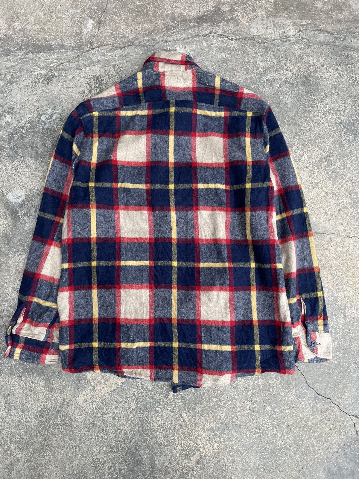 Abercrombie & Fitch × Flannel ABERCROMBIE & FITCH TARTAN FLANNEL JACKET Size US XXL / EU 58 / 5 - 3 Thumbnail