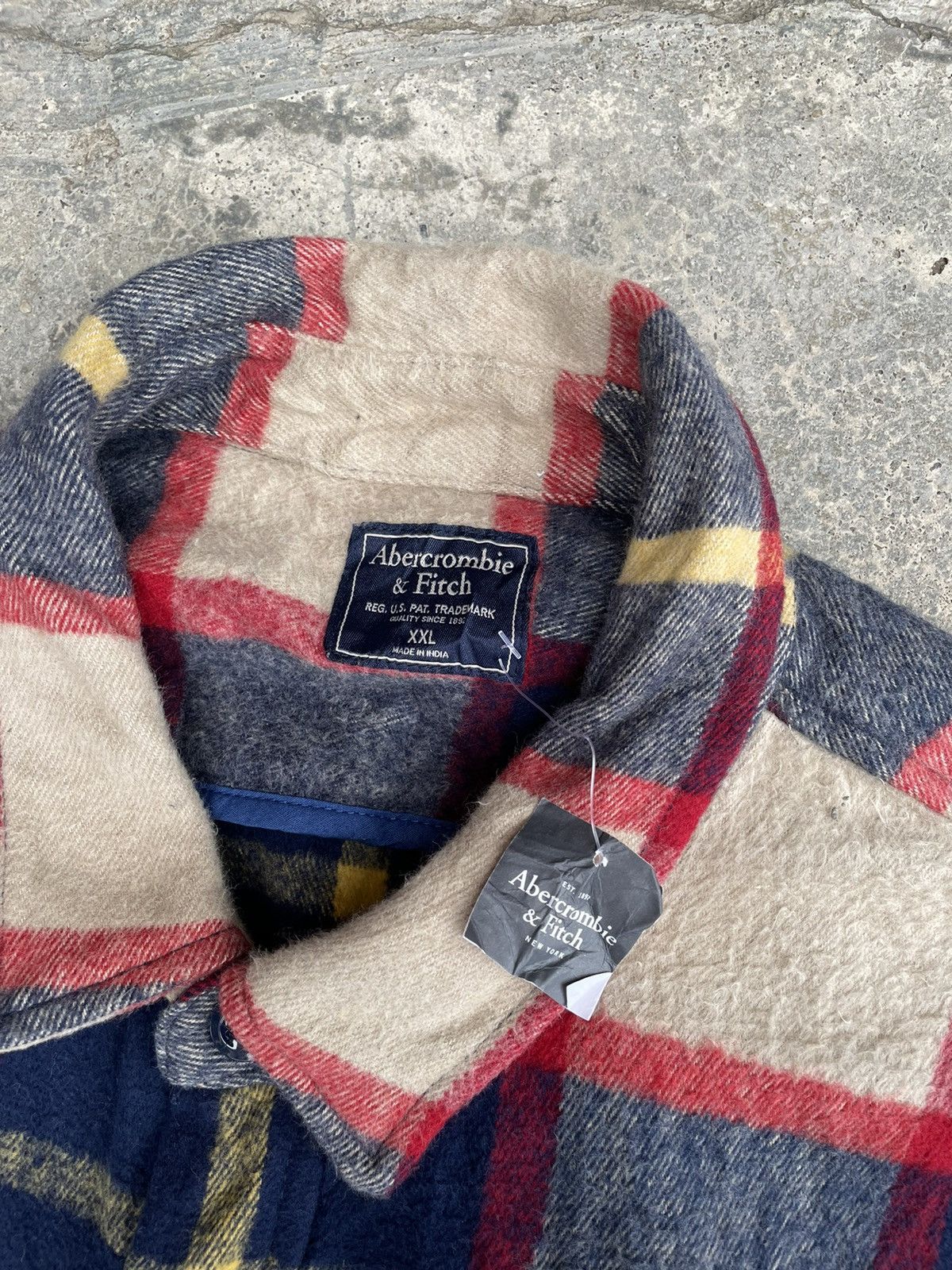 Abercrombie & Fitch × Flannel ABERCROMBIE & FITCH TARTAN FLANNEL JACKET Size US XXL / EU 58 / 5 - 5 Thumbnail