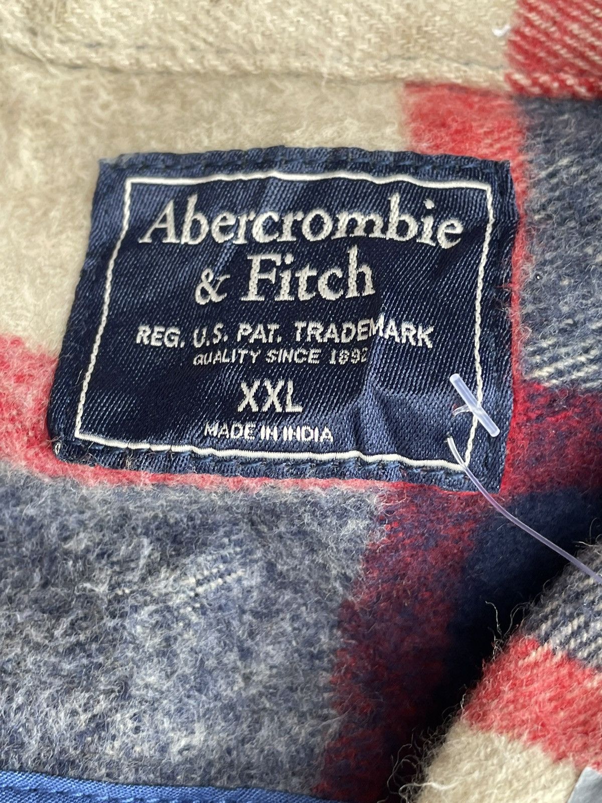 Abercrombie & Fitch × Flannel ABERCROMBIE & FITCH TARTAN FLANNEL JACKET Size US XXL / EU 58 / 5 - 6 Thumbnail