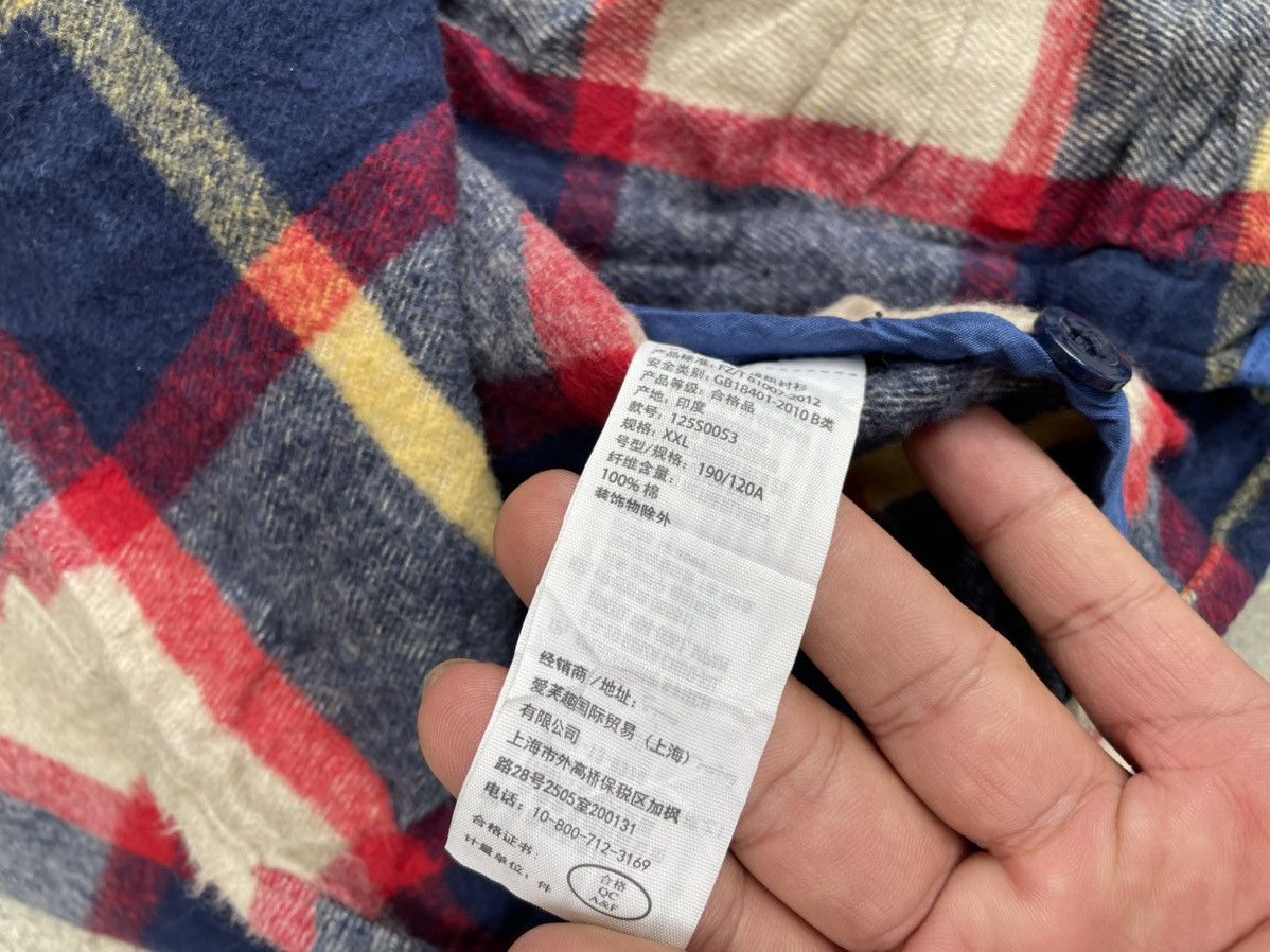 Abercrombie & Fitch × Flannel ABERCROMBIE & FITCH TARTAN FLANNEL JACKET Size US XXL / EU 58 / 5 - 8 Thumbnail