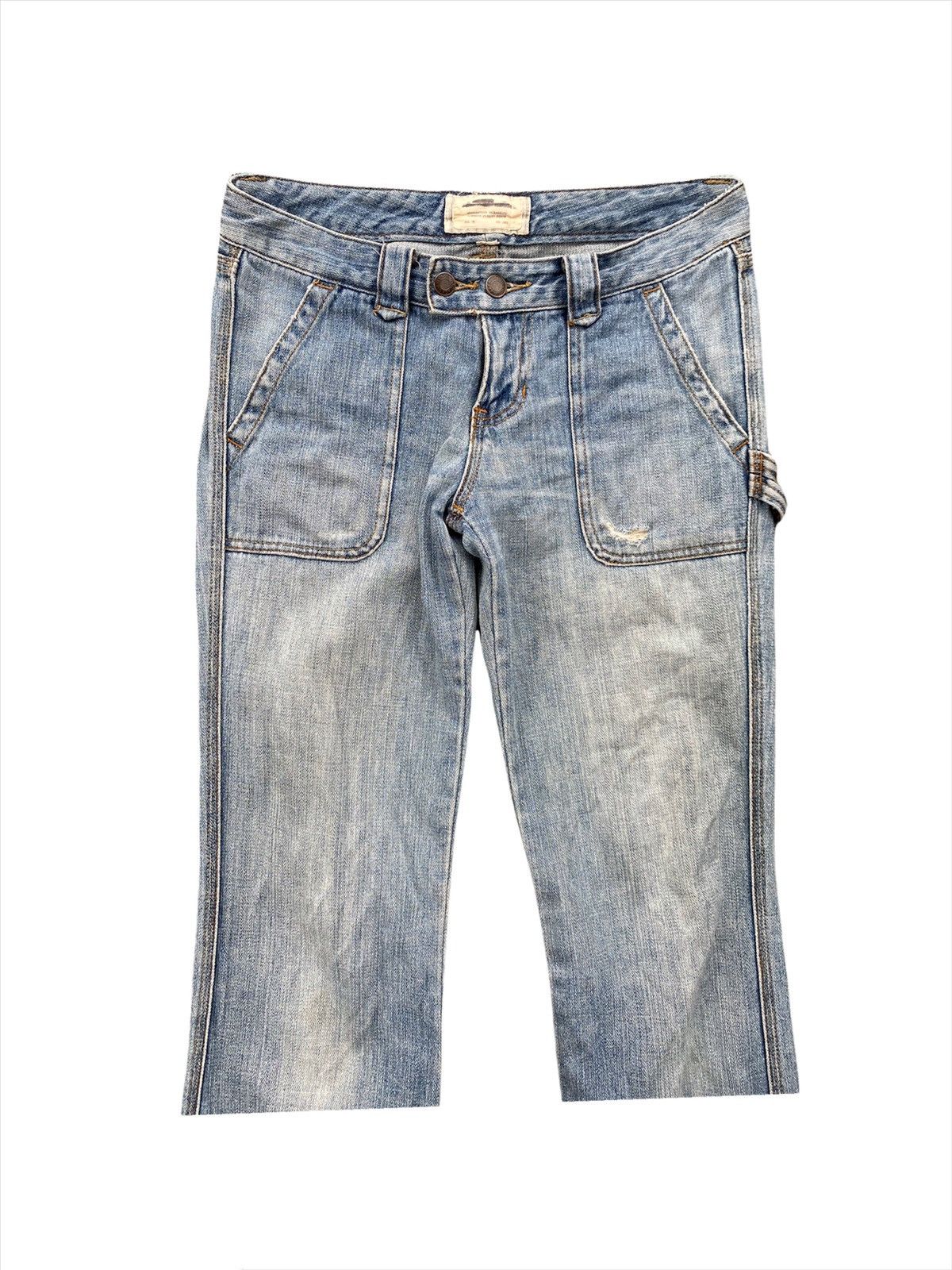 Abercrombie & Fitch Vtg Distressed Abercrombie Bootcut Archival Bondage Pants Size US 30 / EU 46 - 6 Thumbnail