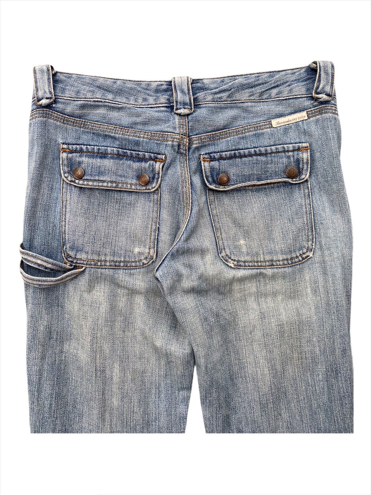 Abercrombie & Fitch Vtg Distressed Abercrombie Bootcut Archival Bondage Pants Size US 30 / EU 46 - 8 Thumbnail