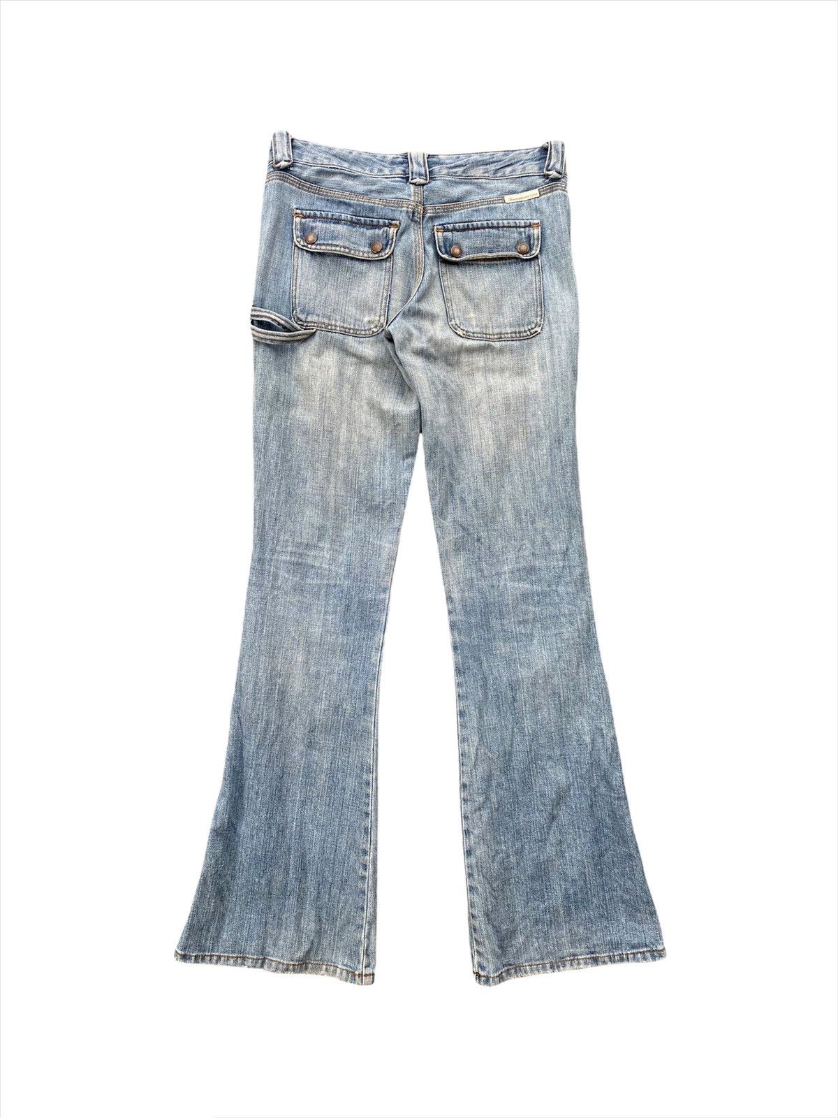 Abercrombie & Fitch Vtg Distressed Abercrombie Bootcut Archival Bondage Pants Size US 30 / EU 46 - 2 Thumbnail