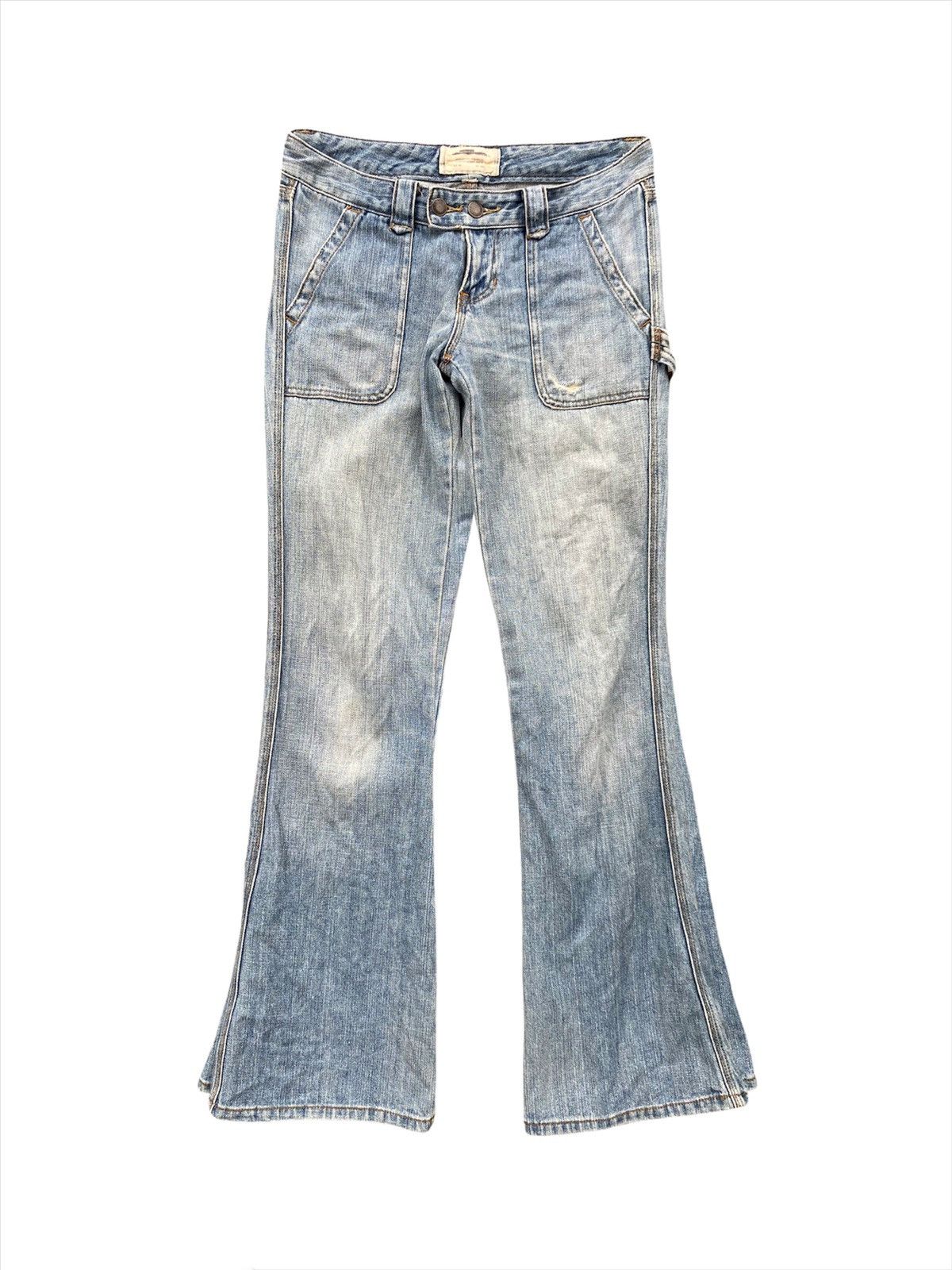 Abercrombie & Fitch Vtg Distressed Abercrombie Bootcut Archival Bondage Pants Size US 30 / EU 46 - 1 Thumbnail