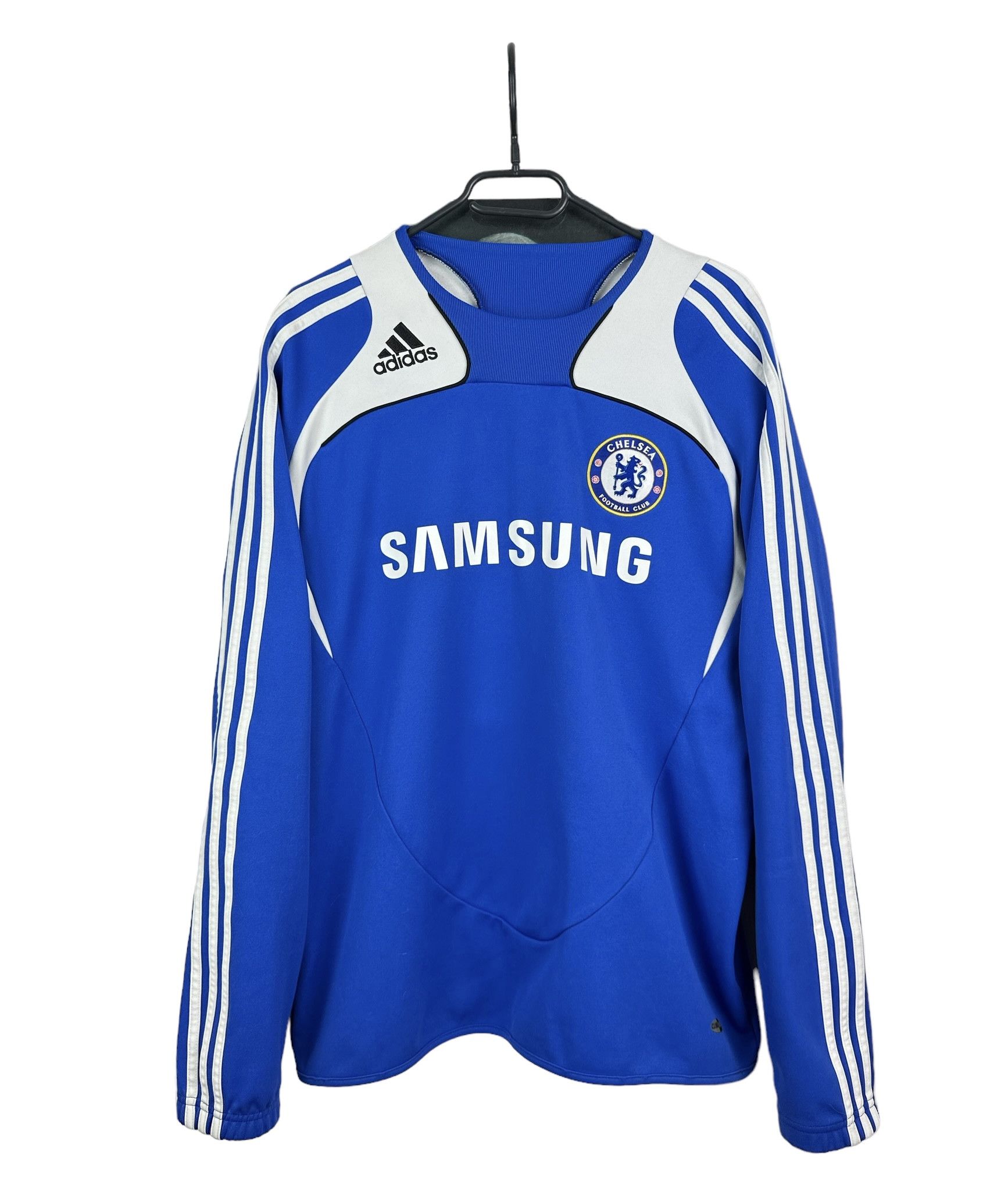 Adidas Vintage Chelsea Football Sweatshirt Track Top Jacket Soccer Size US S / EU 44-46 / 1 - 1 Thumbnail