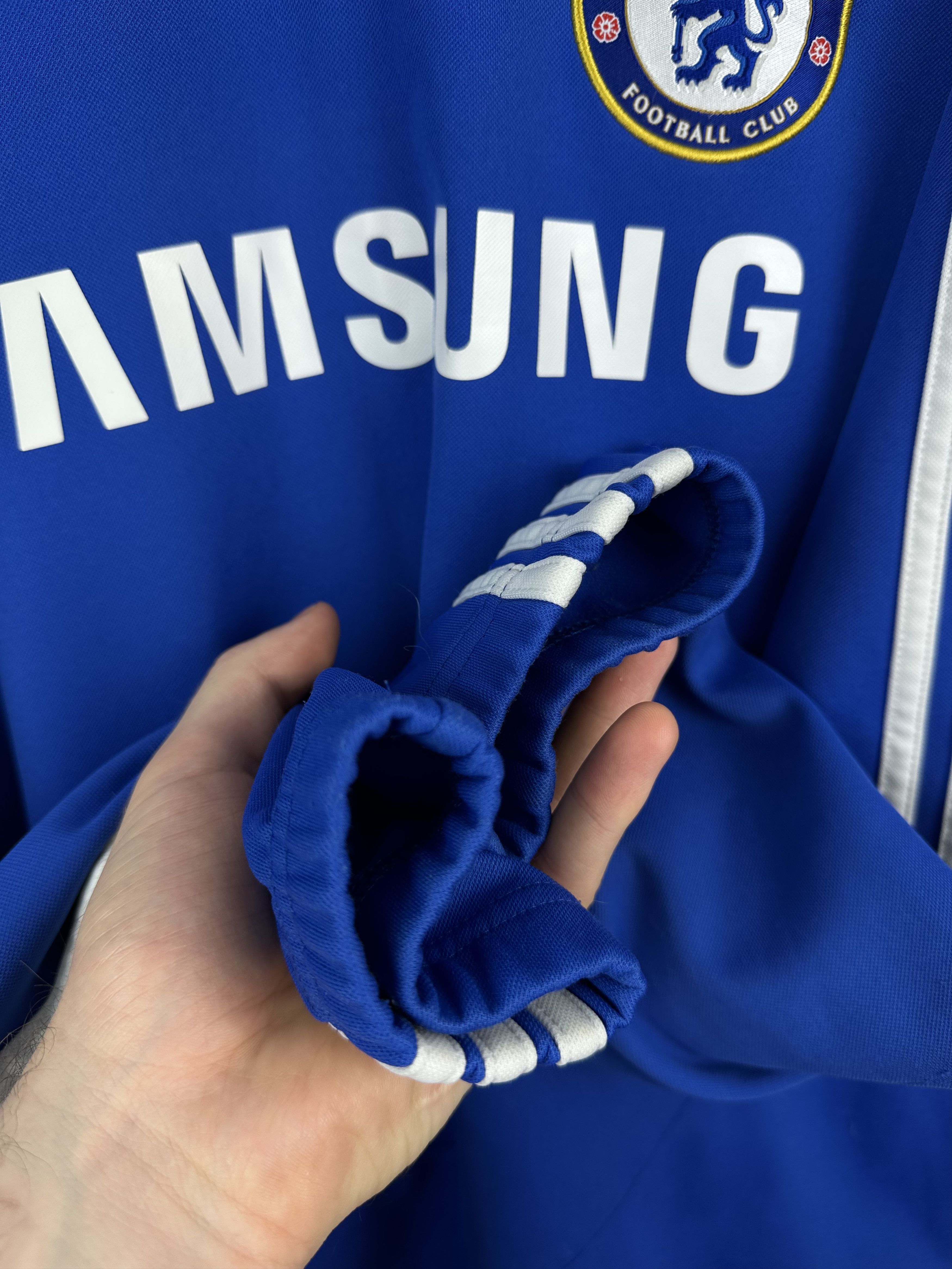 Adidas Vintage Chelsea Football Sweatshirt Track Top Jacket Soccer Size US S / EU 44-46 / 1 - 9 Thumbnail