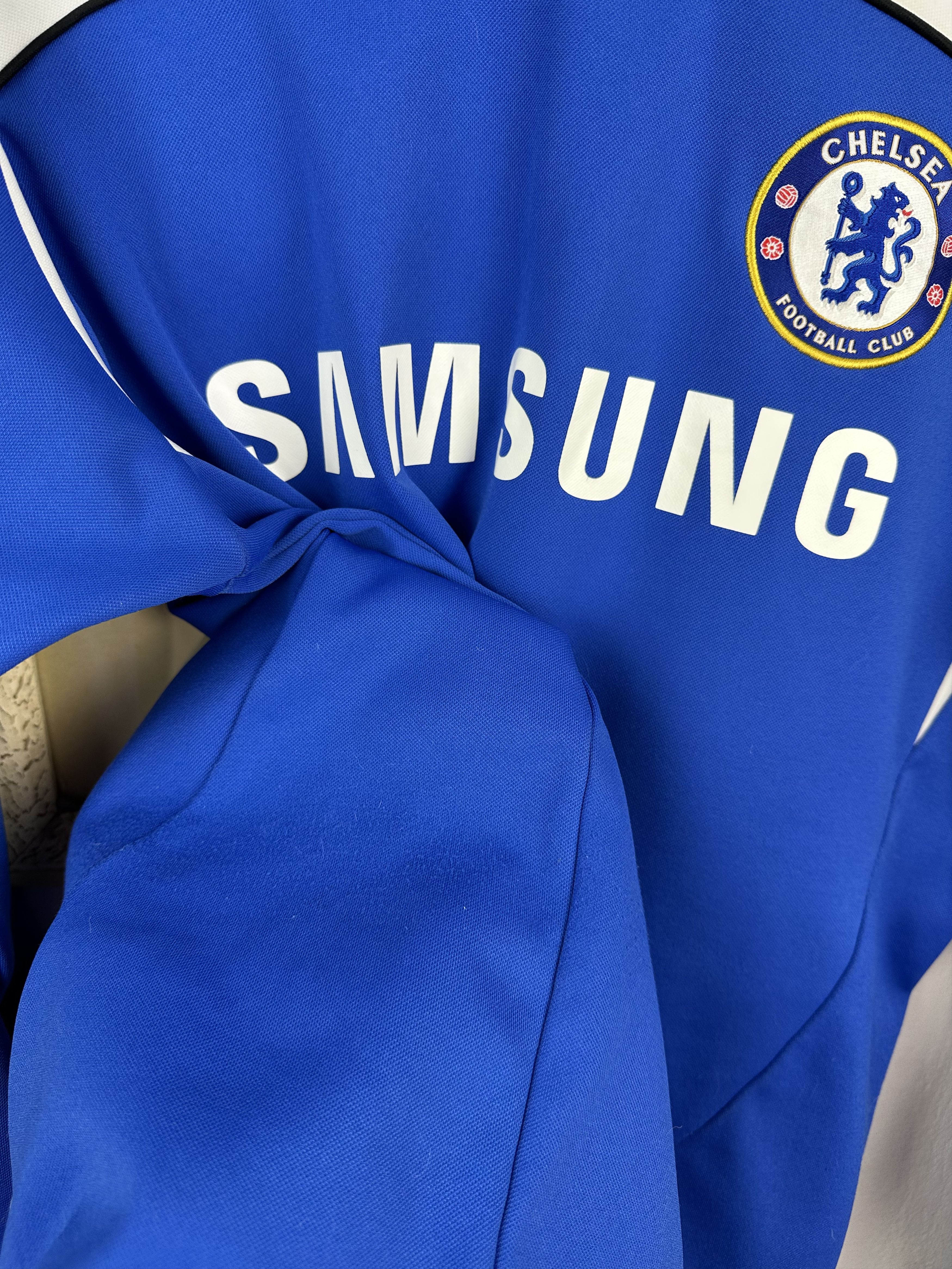Adidas Vintage Chelsea Football Sweatshirt Track Top Jacket Soccer Size US S / EU 44-46 / 1 - 10 Thumbnail