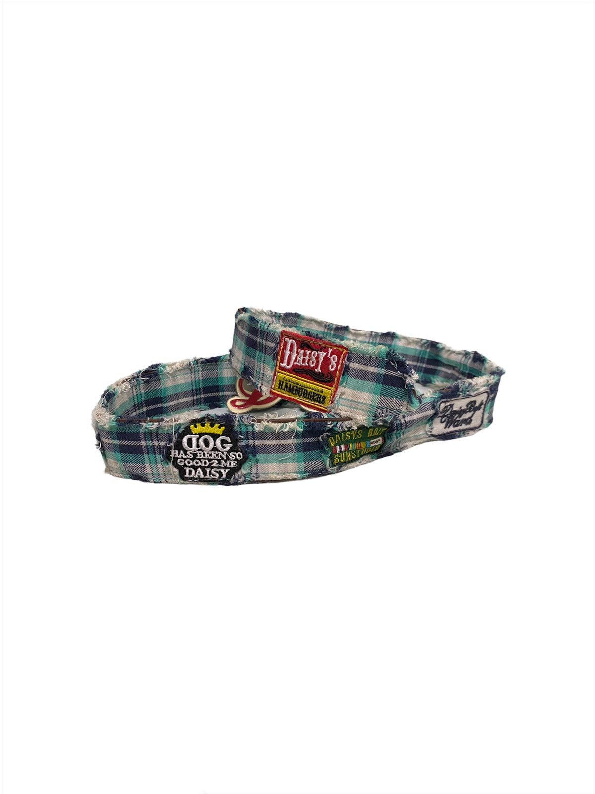 Other VTG DAISY BUCKLE PATCHWORK DISTRESSED STYLE BELT Size ONE SIZE - 4 Thumbnail