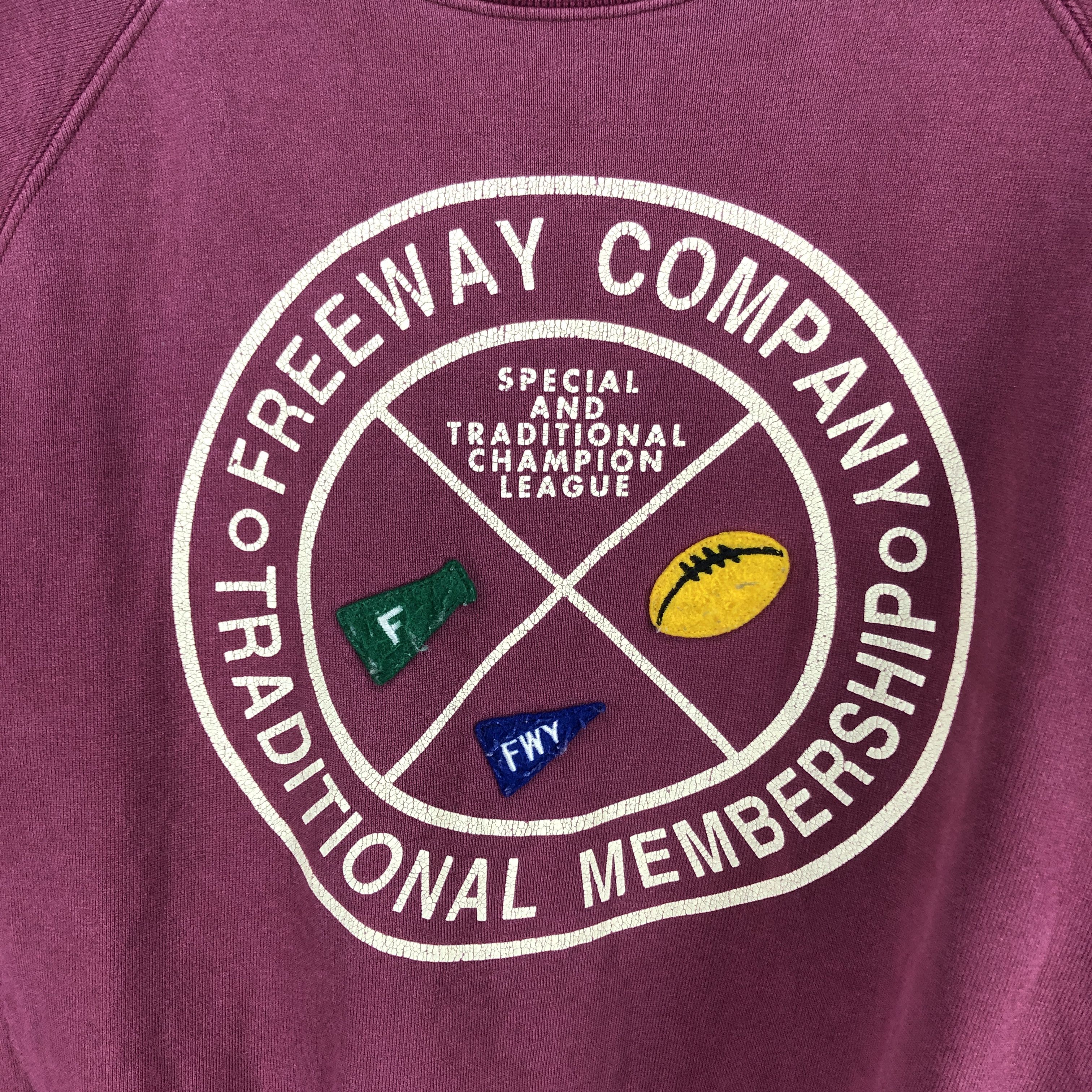 Japanese Brand FREEWAY COMPANY Crew Neck Sweatshirt #0404/Q Size US M / EU 48-50 / 2 - 3 Thumbnail