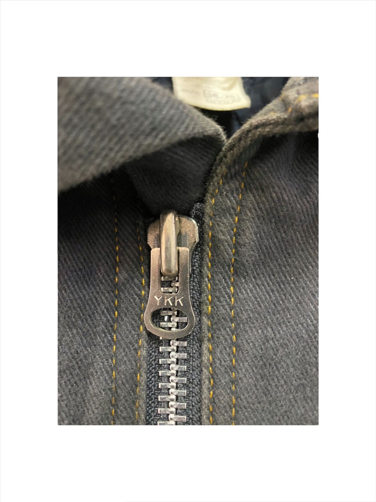 Denime × Japanese Brand × Vintage Vintage Denim Jeans Sun Faded Quilted Work Jacket Size US M / EU 48-50 / 2 - 10 Thumbnail