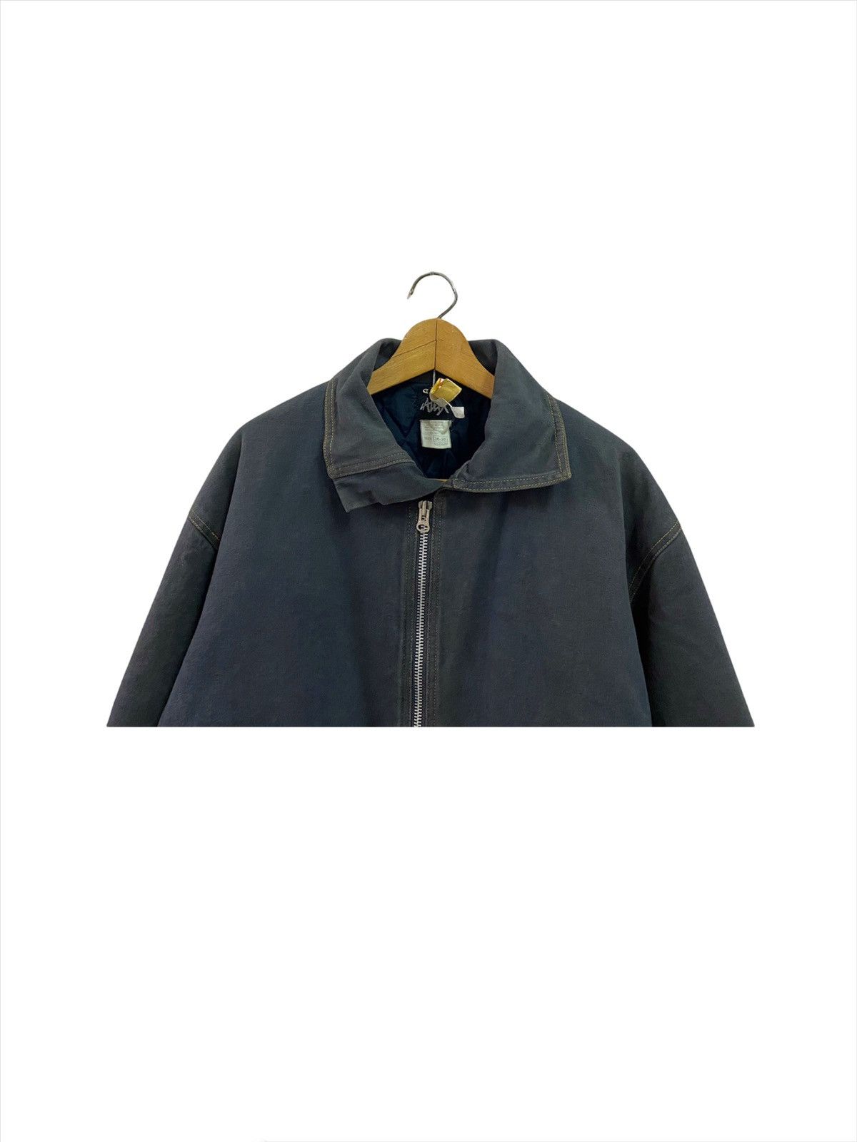 Denime × Japanese Brand × Vintage Vintage Denim Jeans Sun Faded Quilted Work Jacket Size US M / EU 48-50 / 2 - 7 Thumbnail
