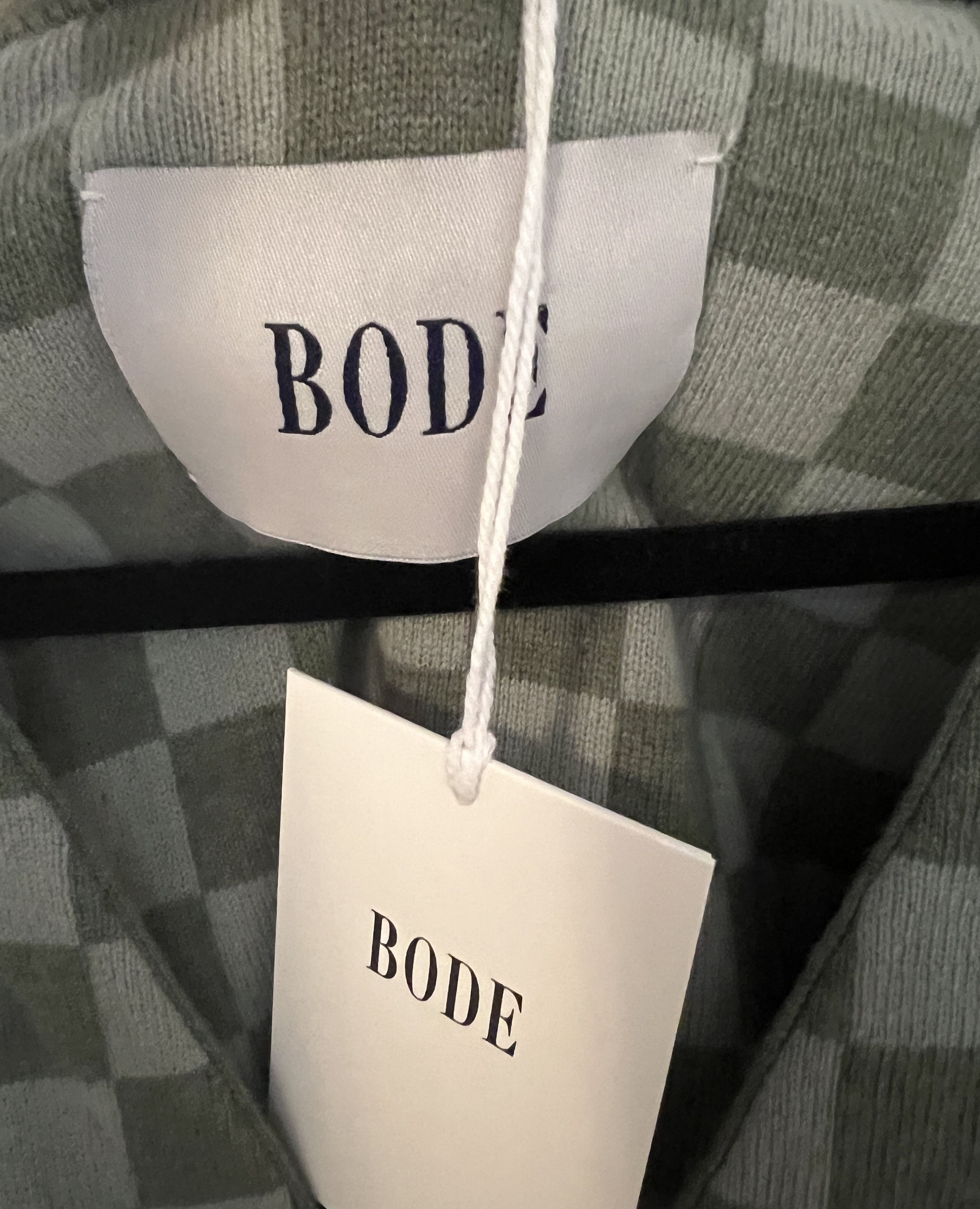 Bode BNWT Bode Green Dutone Checker Cardigan (Small/Medium) Size US S / EU 44-46 / 1 - 4 Thumbnail